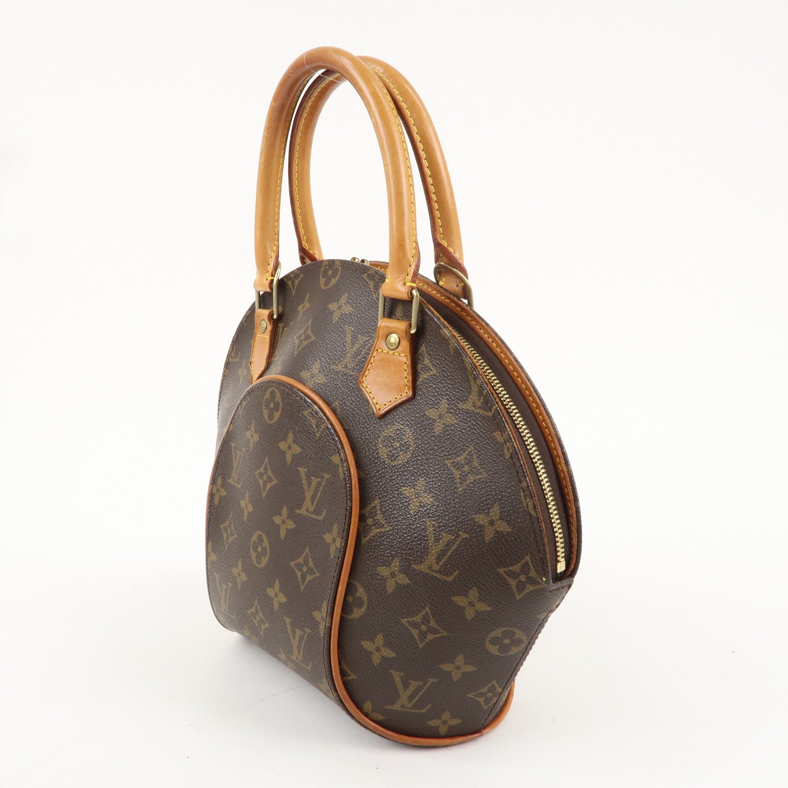 Louis Vuitton Monogram Ellipse PM Hand Bag Brown M51127