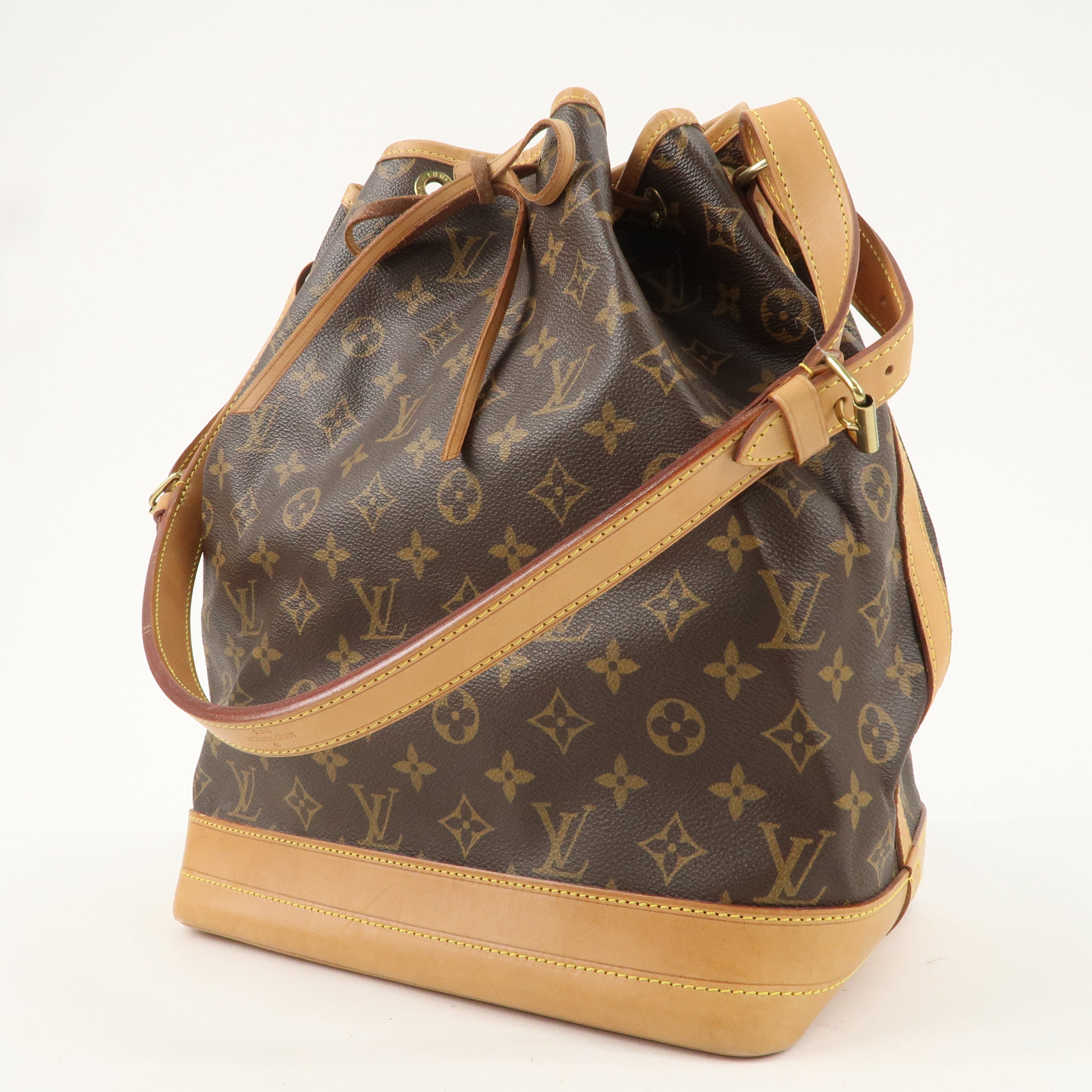 Louis Vuitton Monogram Noe Shoulder Bag Hand Bag Brown M42224