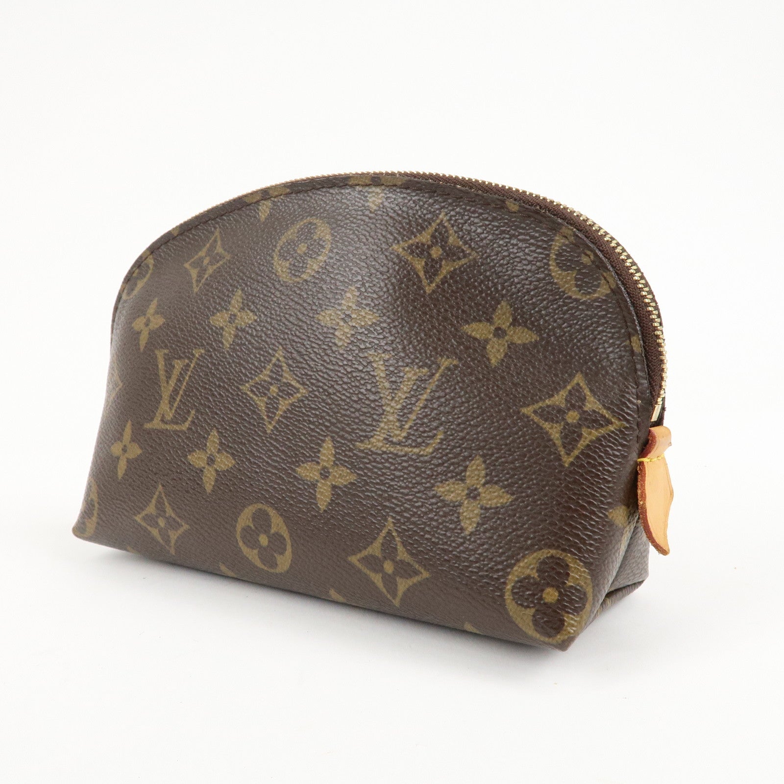 Louis Vuitton Monogram Pochette Cosmetic Pouch Brown M47515 Used