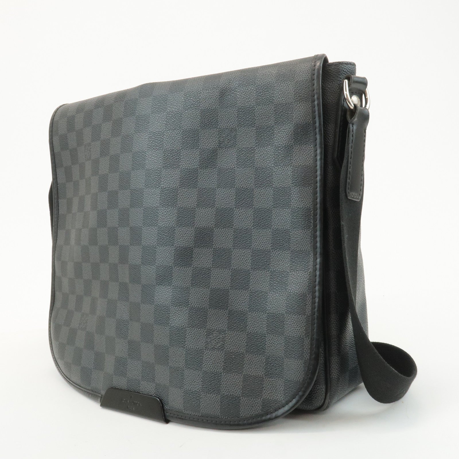 Louis Vuitton Damier Graphite Daniel GM Shoulder Bag N58033 Used