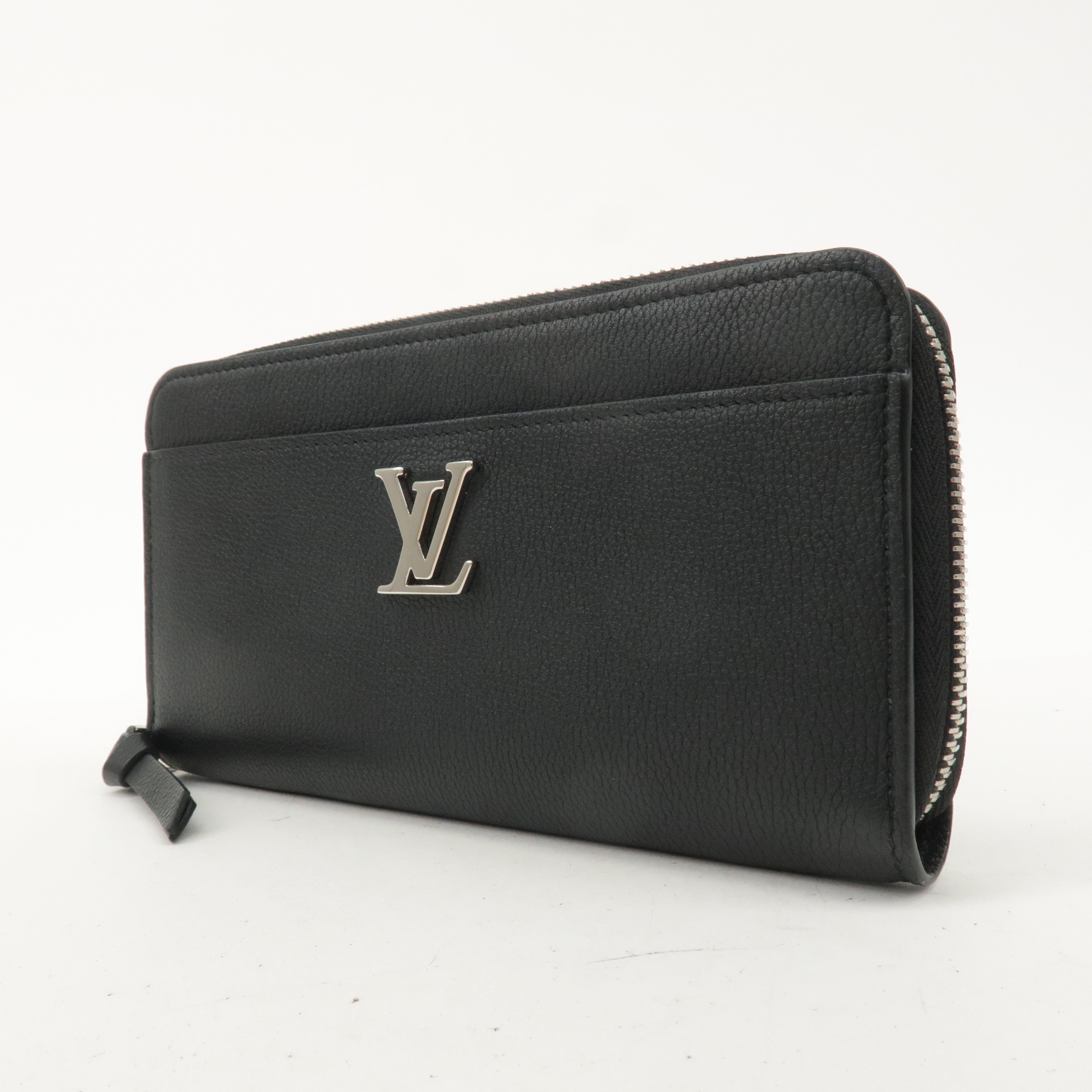 Louis Vuitton Leather Lockme Zippy Wallet Long Wallet M62622