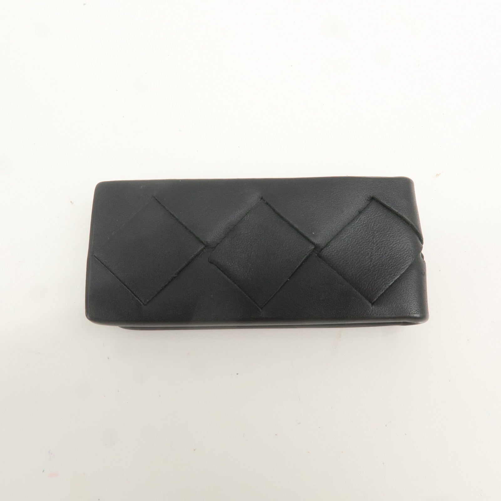 BOTTEGA VENETA Intrecciato Leather Money Clip Black