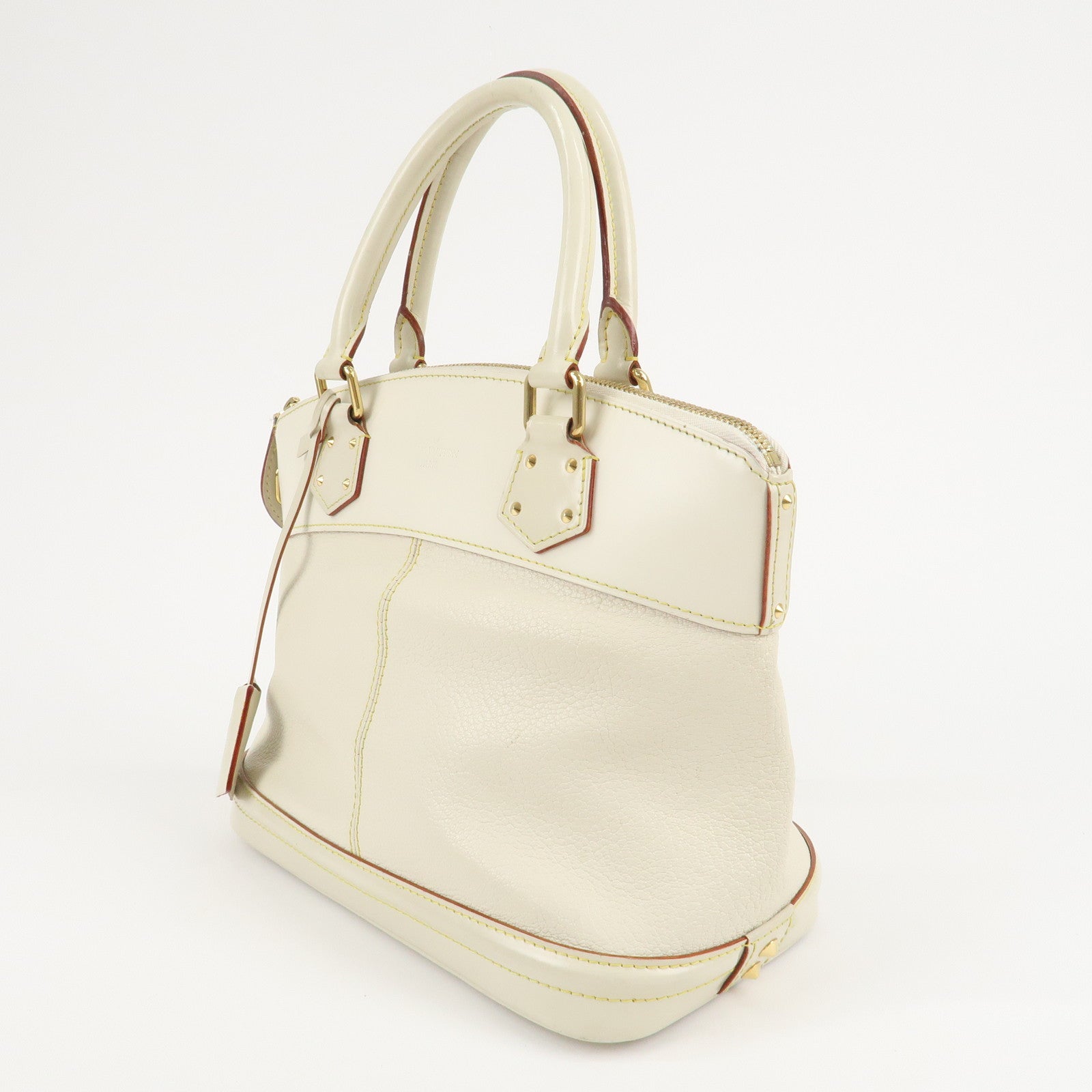 Louis Vuitton Suhari Lock It PM Hand Bag Blanc M91887 Used