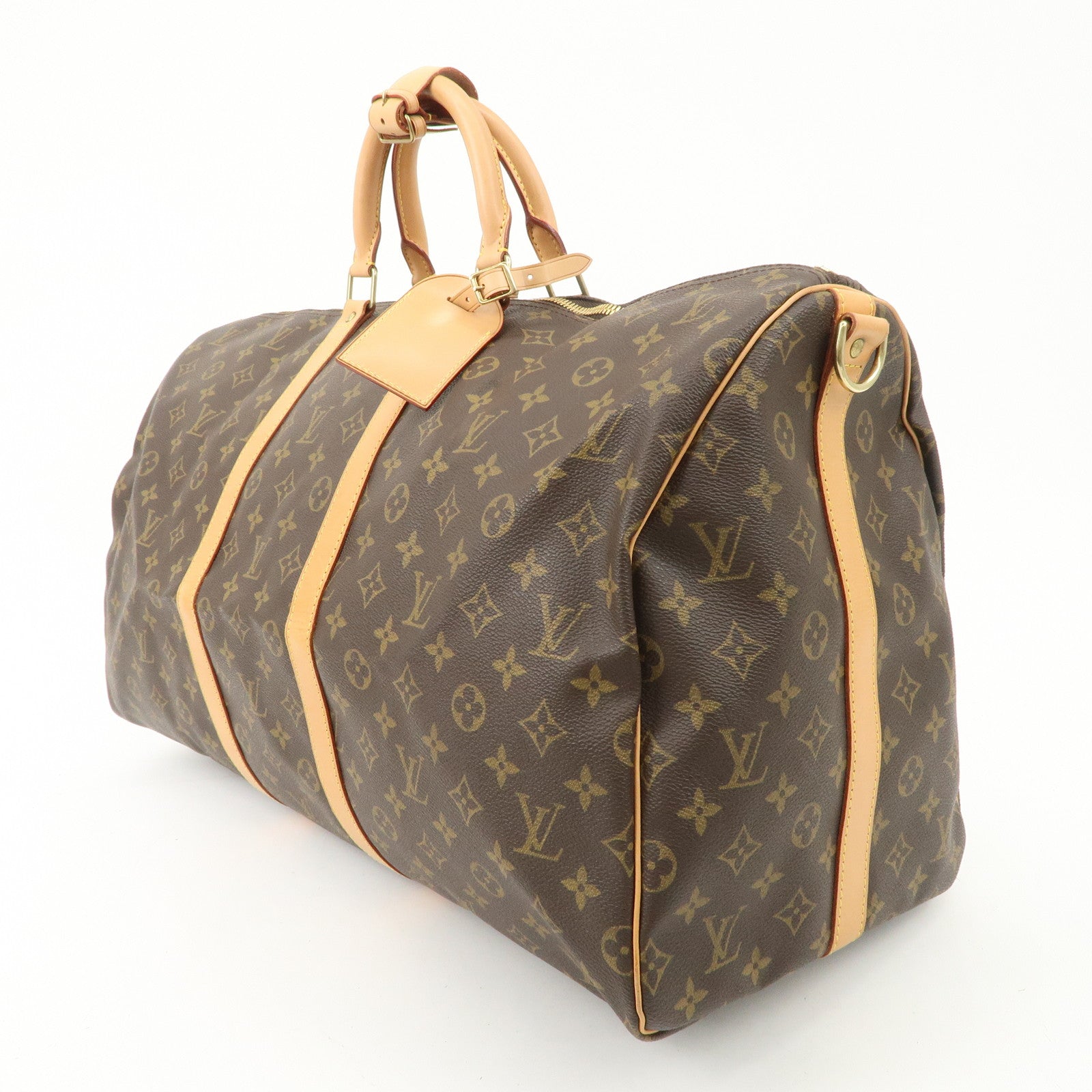 Louis Vuitton Monogram Keep All Bandouliere 55 Boston Bag M41414 Used