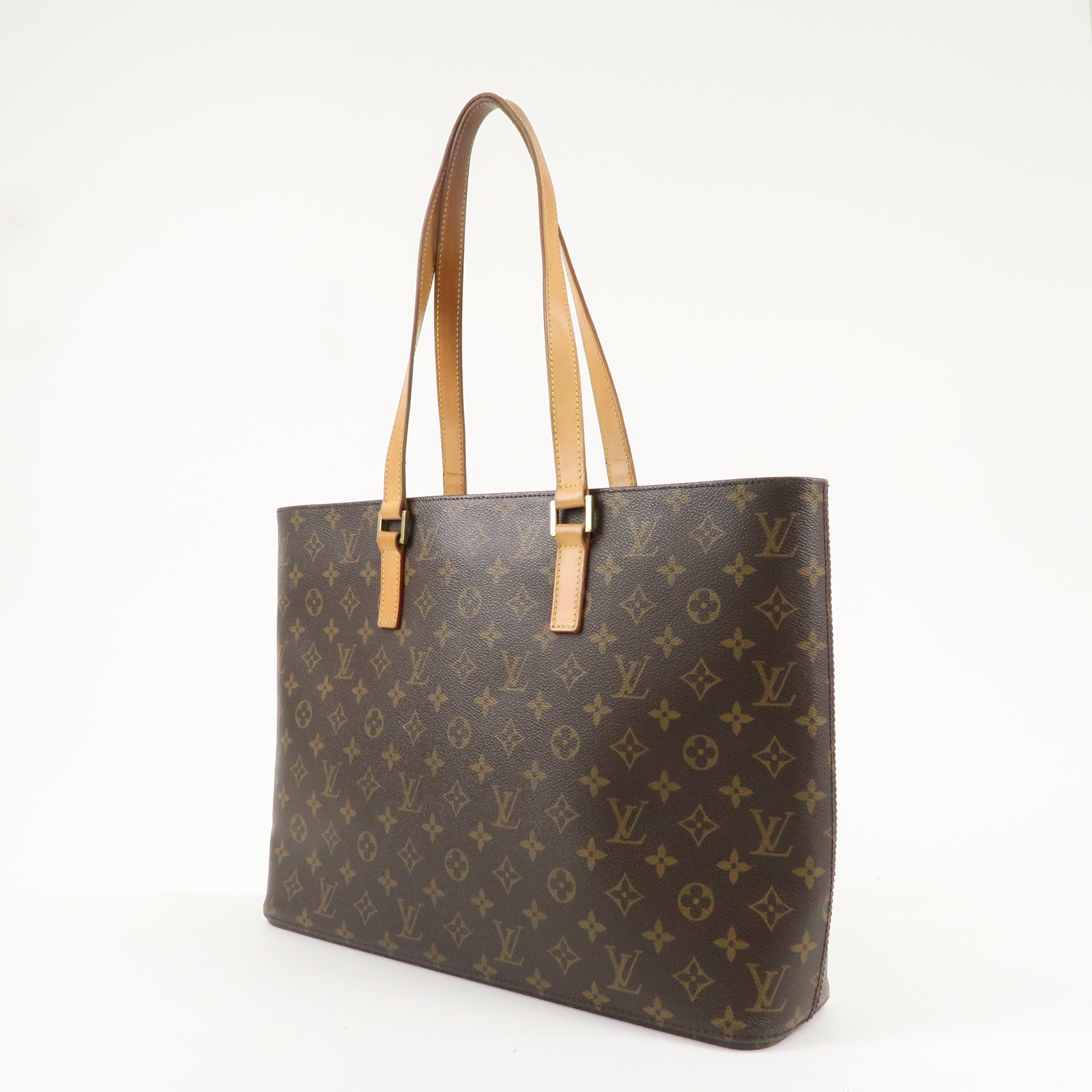 Louis Vuitton Monogram Luco Tote Bag Hand Bag Brown M51155