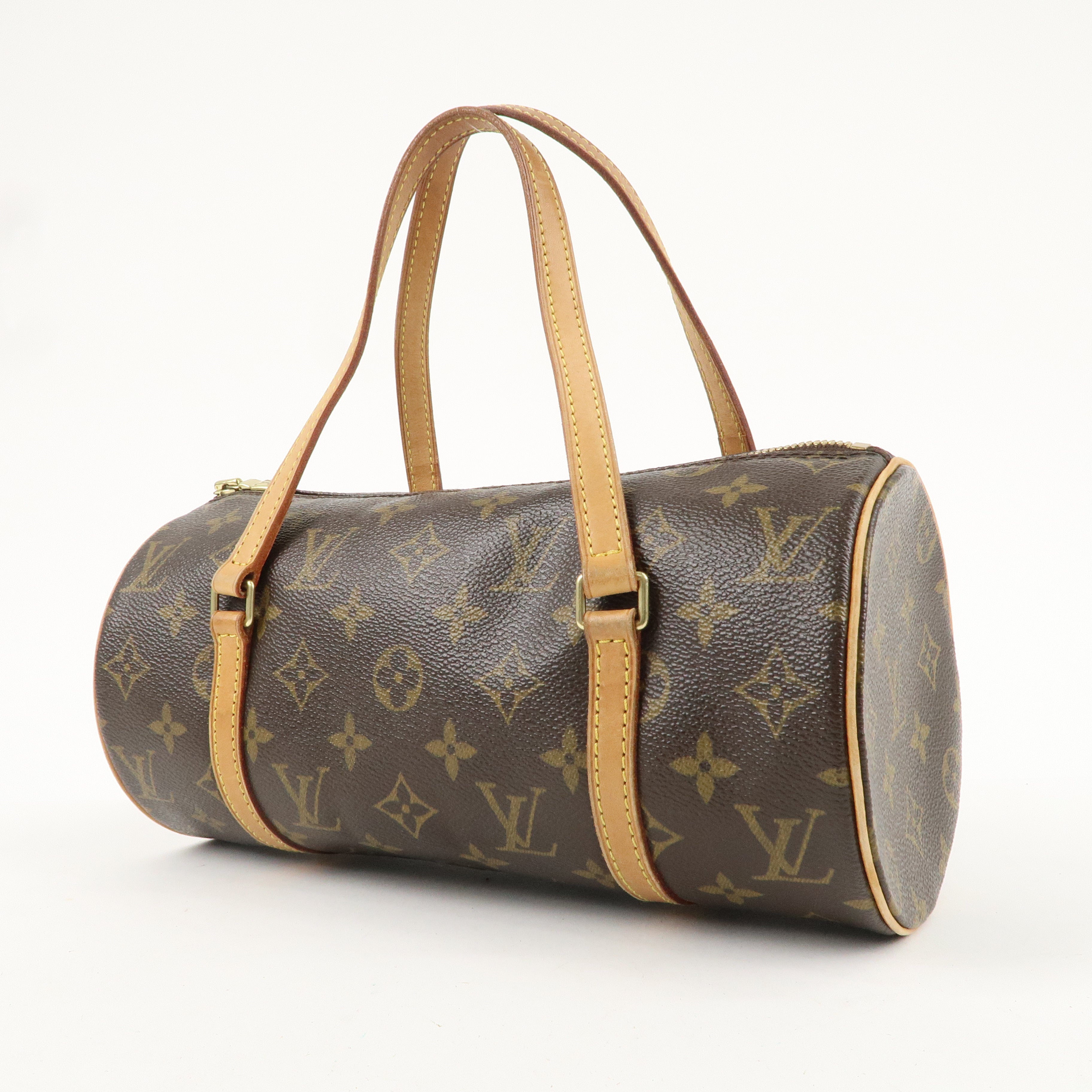 Louis Vuitton Monogram Papillon 26 Hand Bag Brown New Style M51386