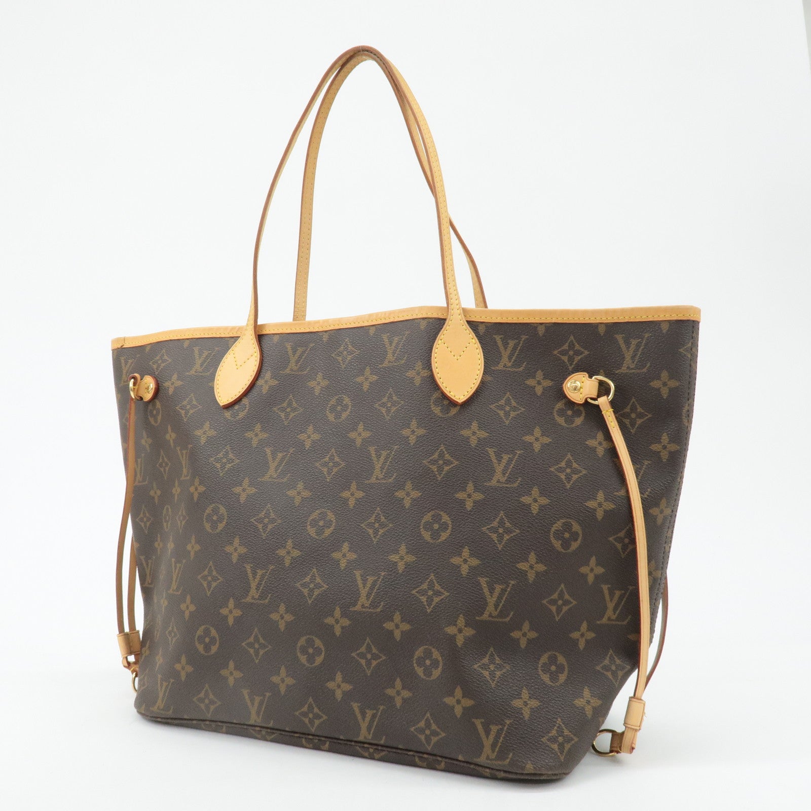 Louis Vuitton Monogram Neverfull MM Tote Bag Brown M40156 Used