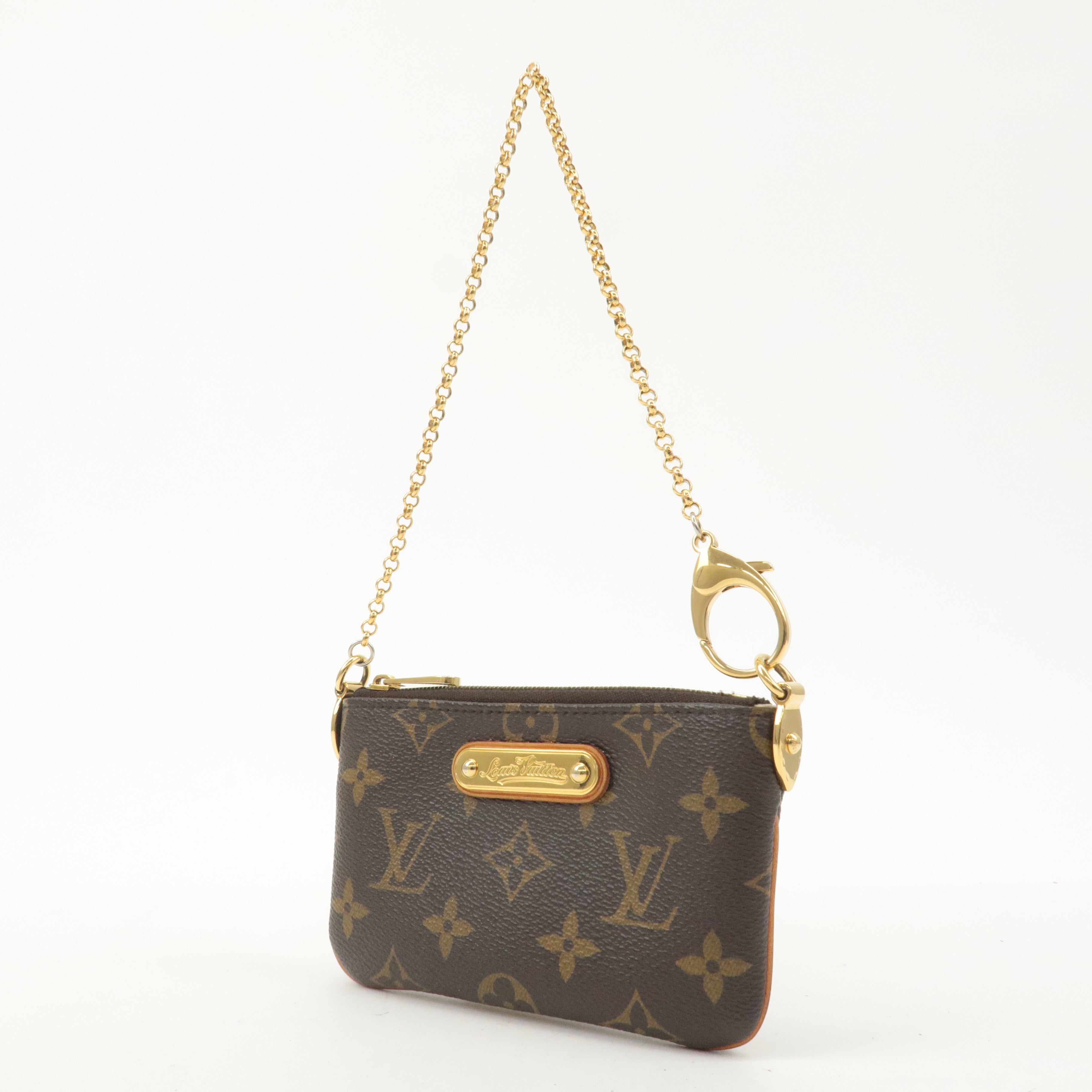 Louis Vuitton Monogram Pochette Milla PM Mini Pouch M60095