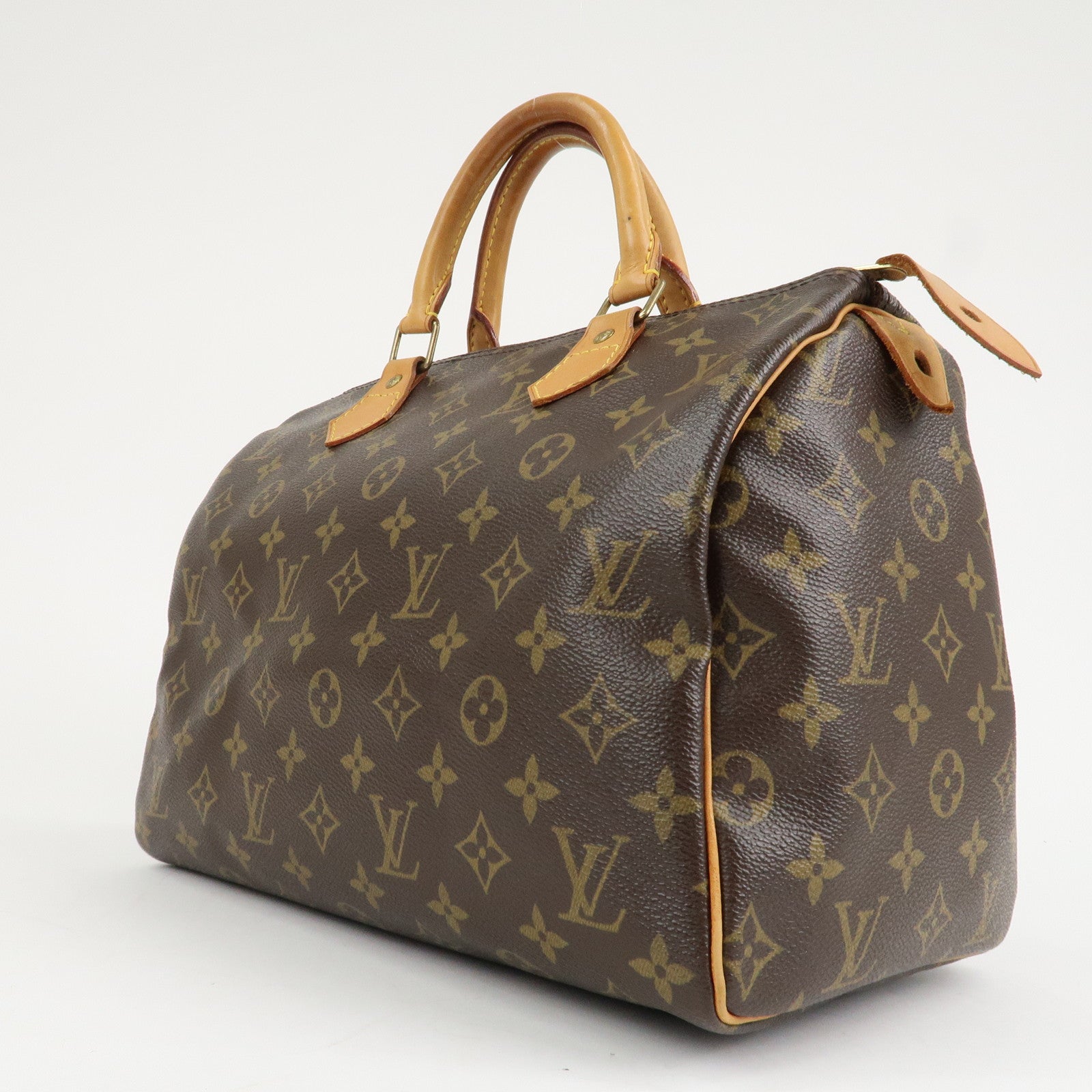 Louis Vuitton Monogram Speedy 30 Hand Bag Boston Bag M41526 Used