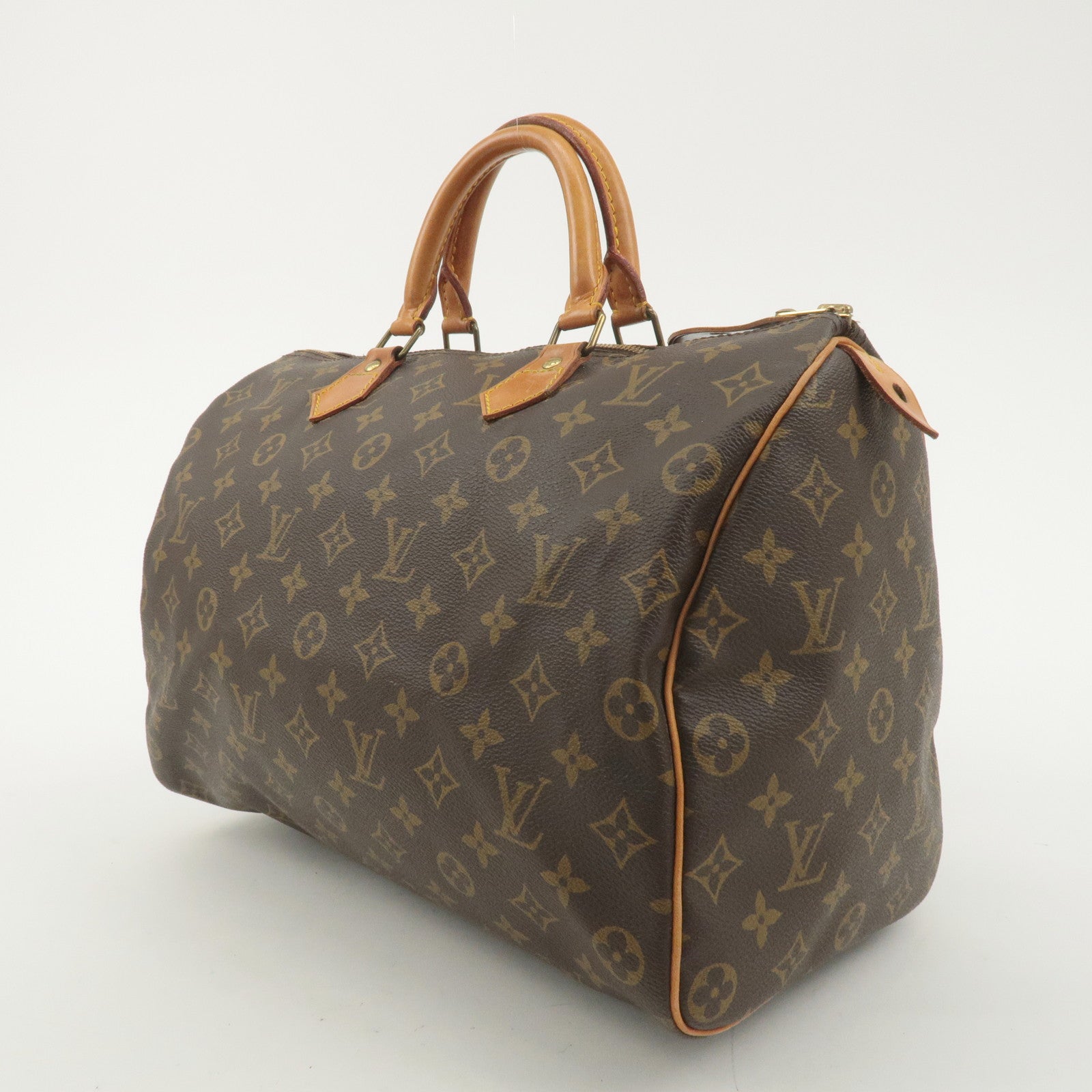 Louis Vuitton Monogram Speedy 35 Hand Bag Boston Bag M41524