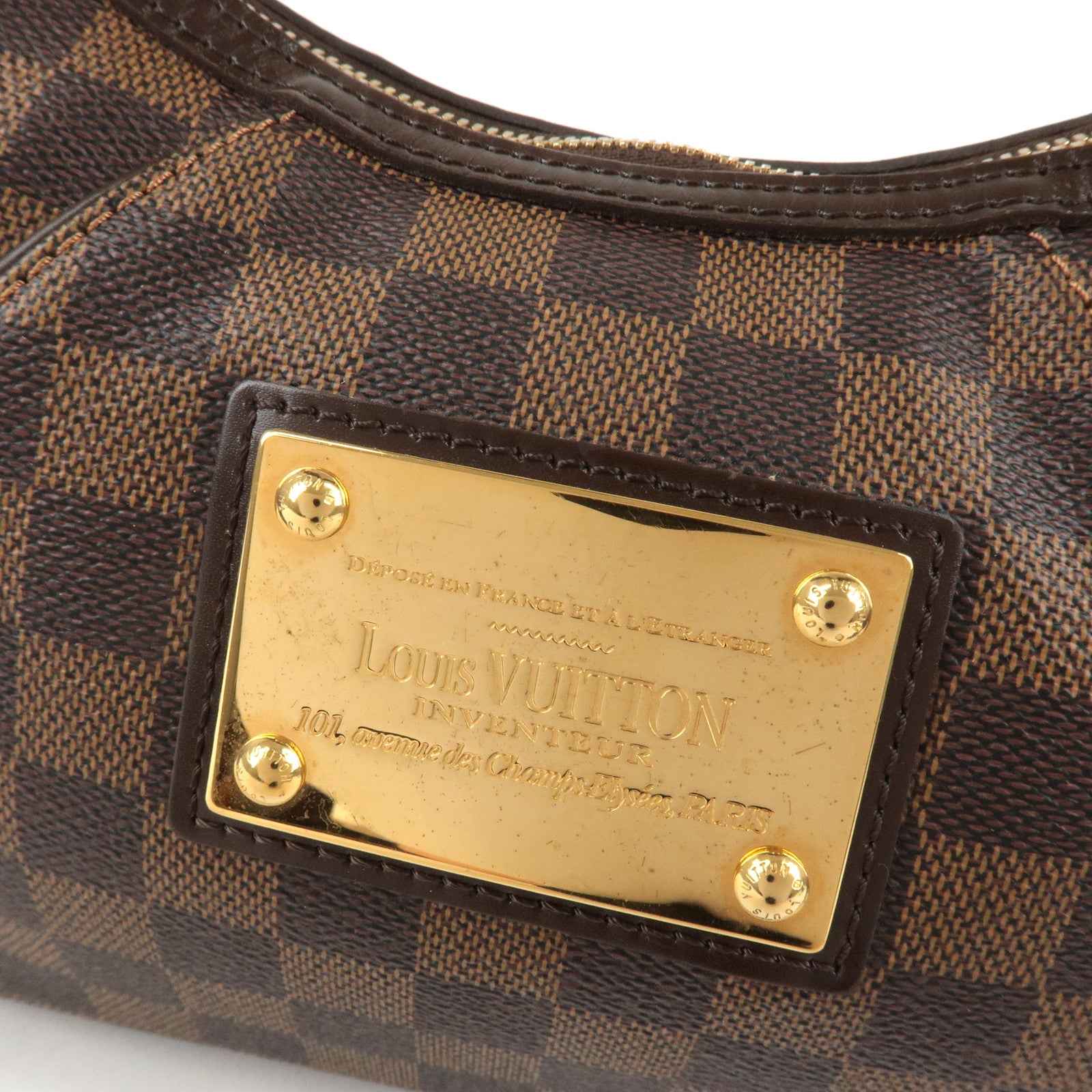 Louis Vuitton Damier Thames PM Shoulder Bag Hand Bag N48180