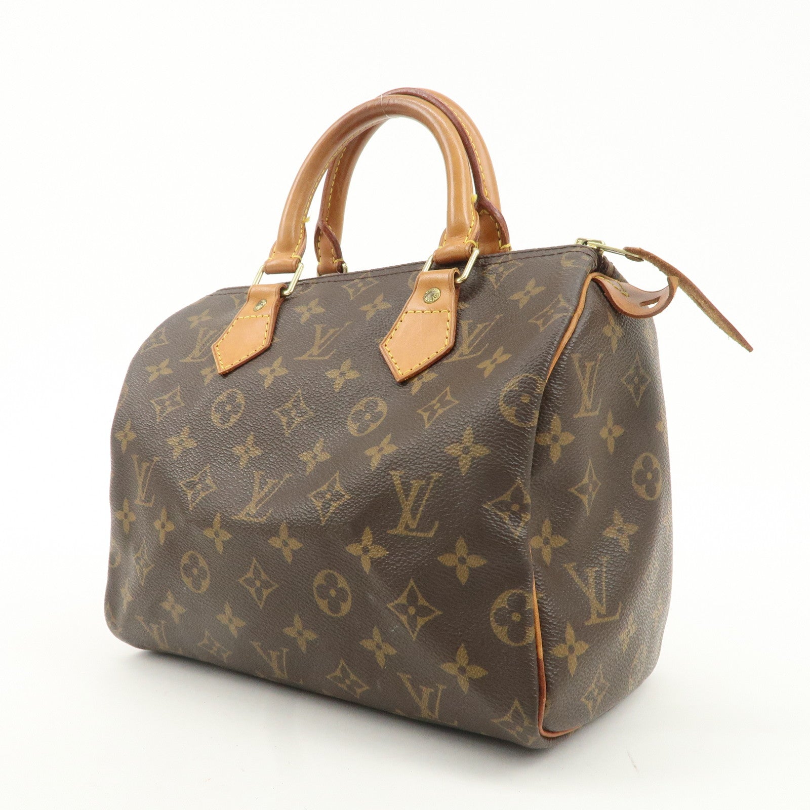 Louis Vuitton Monogram Speedy 25 Hand Bag Boston Bag M41528 Used