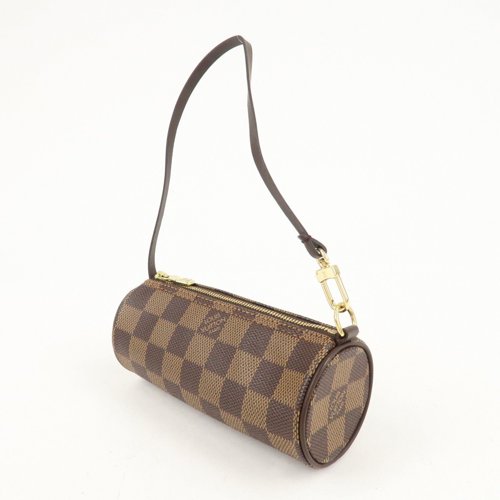 Louis Vuitton Damier Ebene Mini Pouch for Papillon Bag Brown