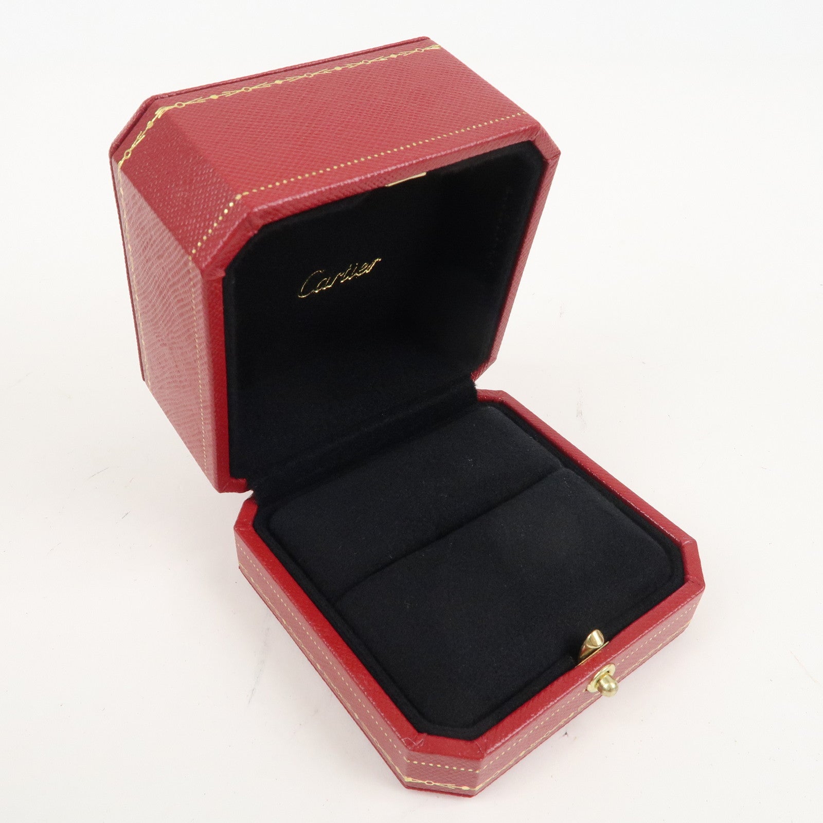 Cartier Set of 2 Ring Box Display Box Jewelry Box For Ring Red