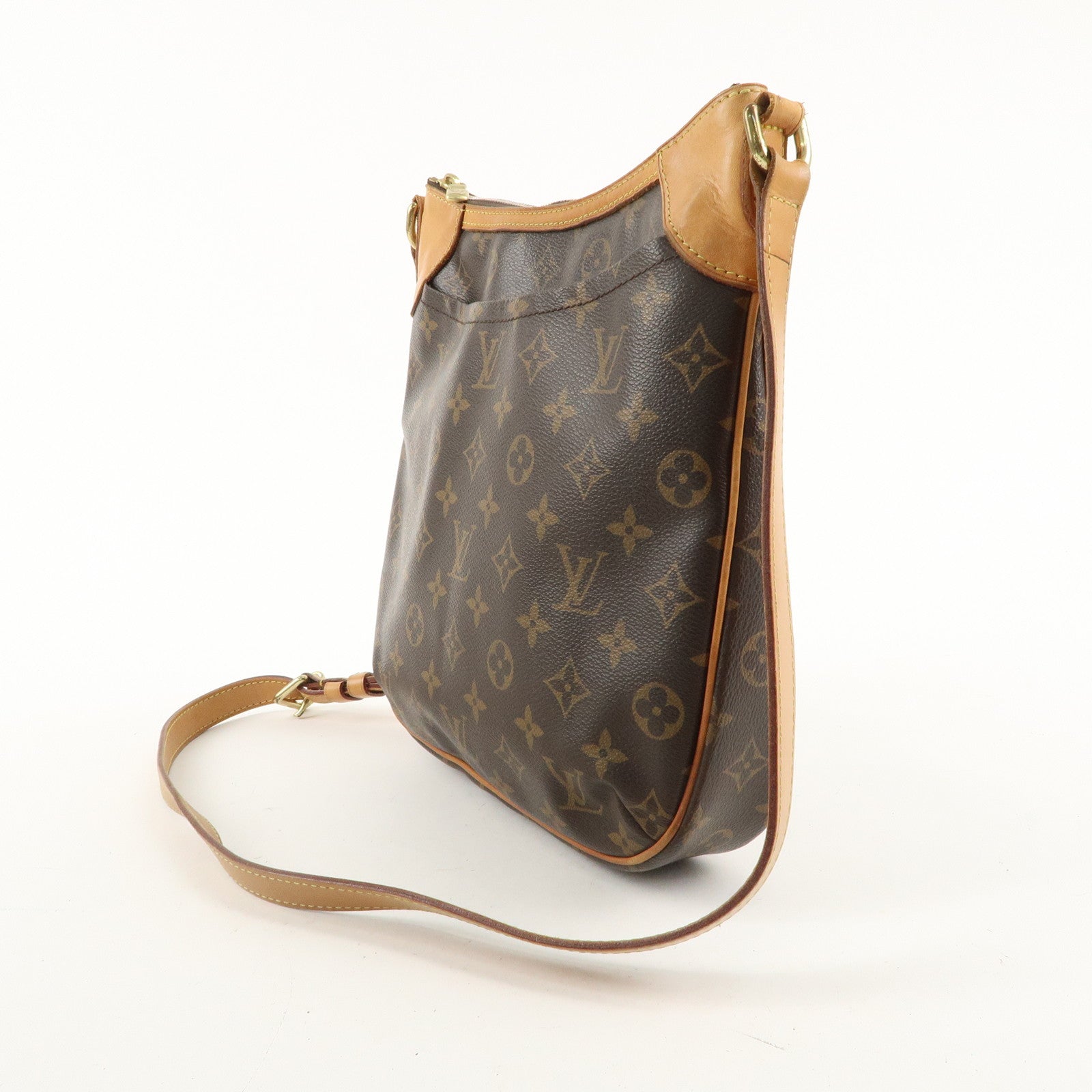 Louis Vuitton Monogram Odeon PM Shoulder Bag Brown M56390