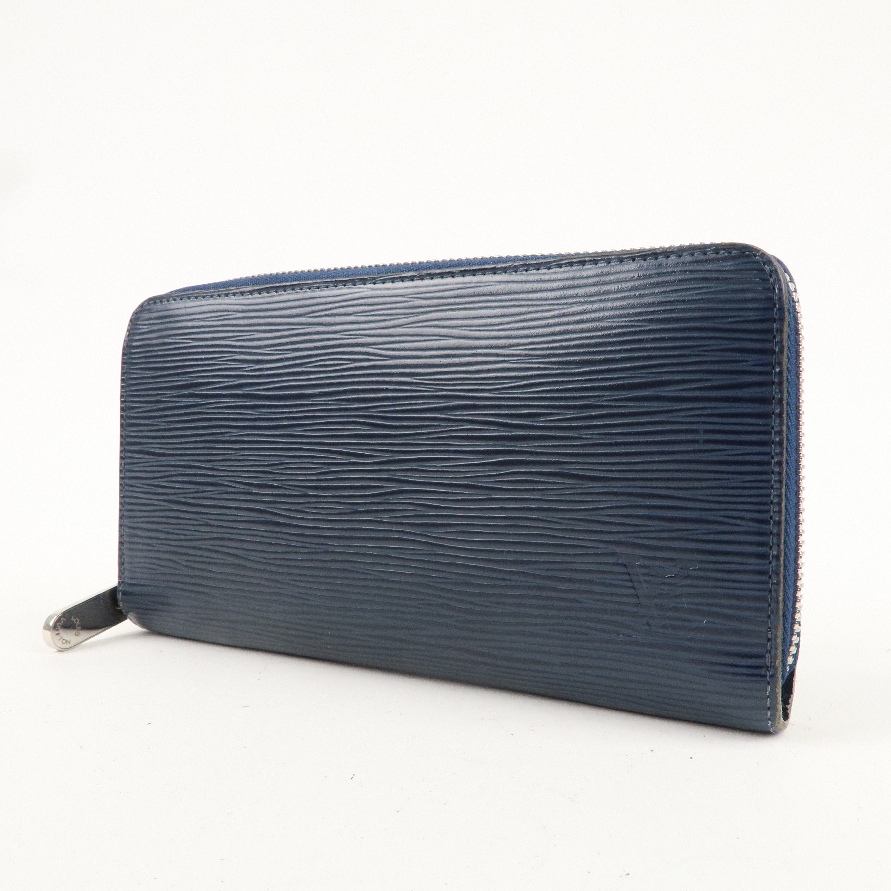 Louis Vuitton Epi Zippy Wallet Long Wallet Andigo Blue M60307