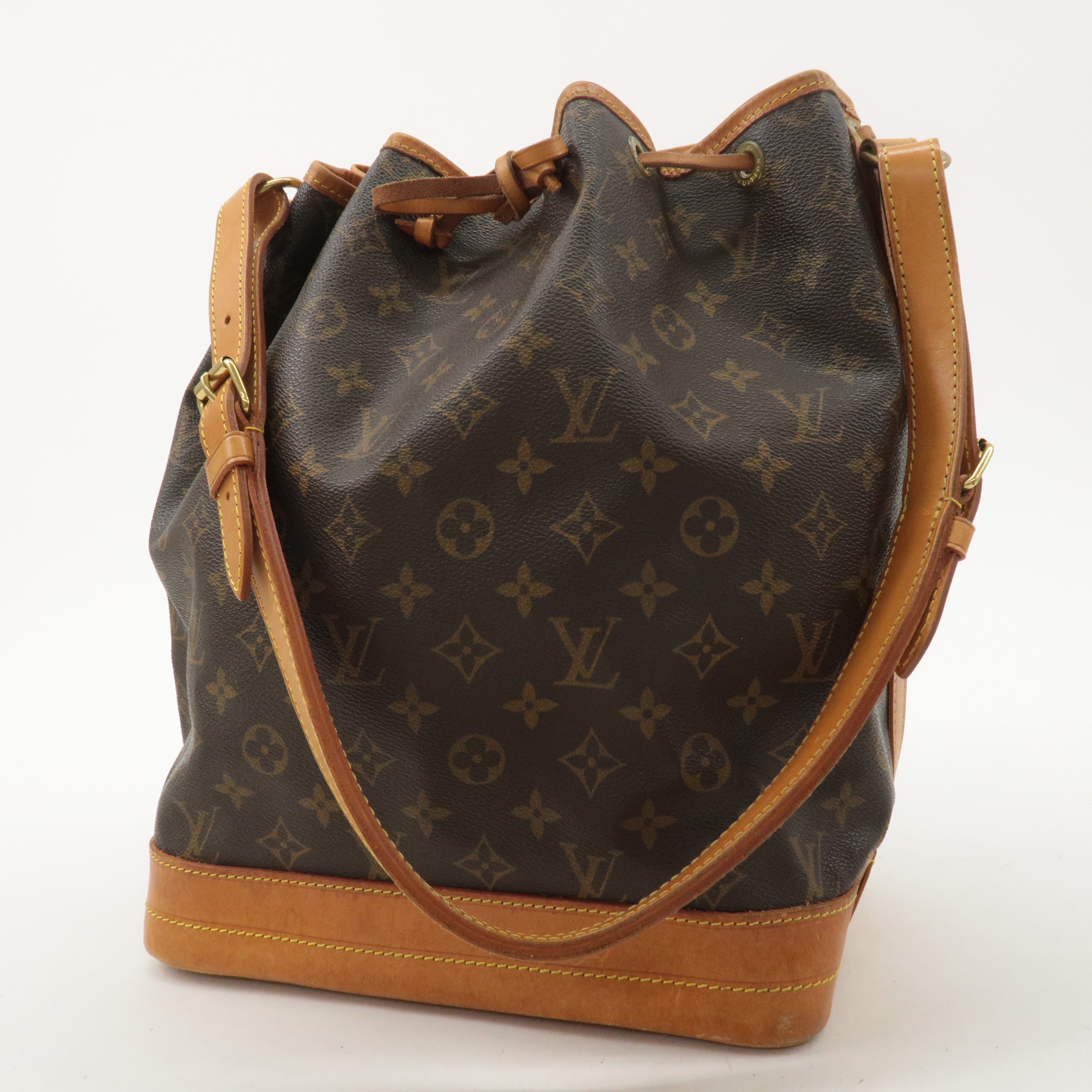 Louis Vuitton Monogram Noe Shoulder Bag Hand Bag Brown M42224