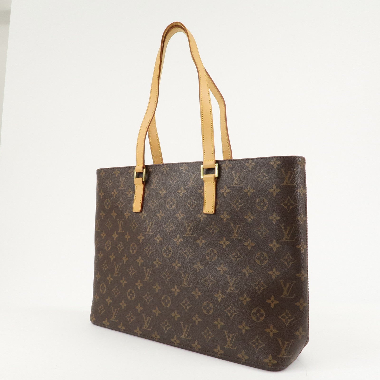 Louis Vuitton Monogram Luco Tote Bag Hand Bag Brown M51155