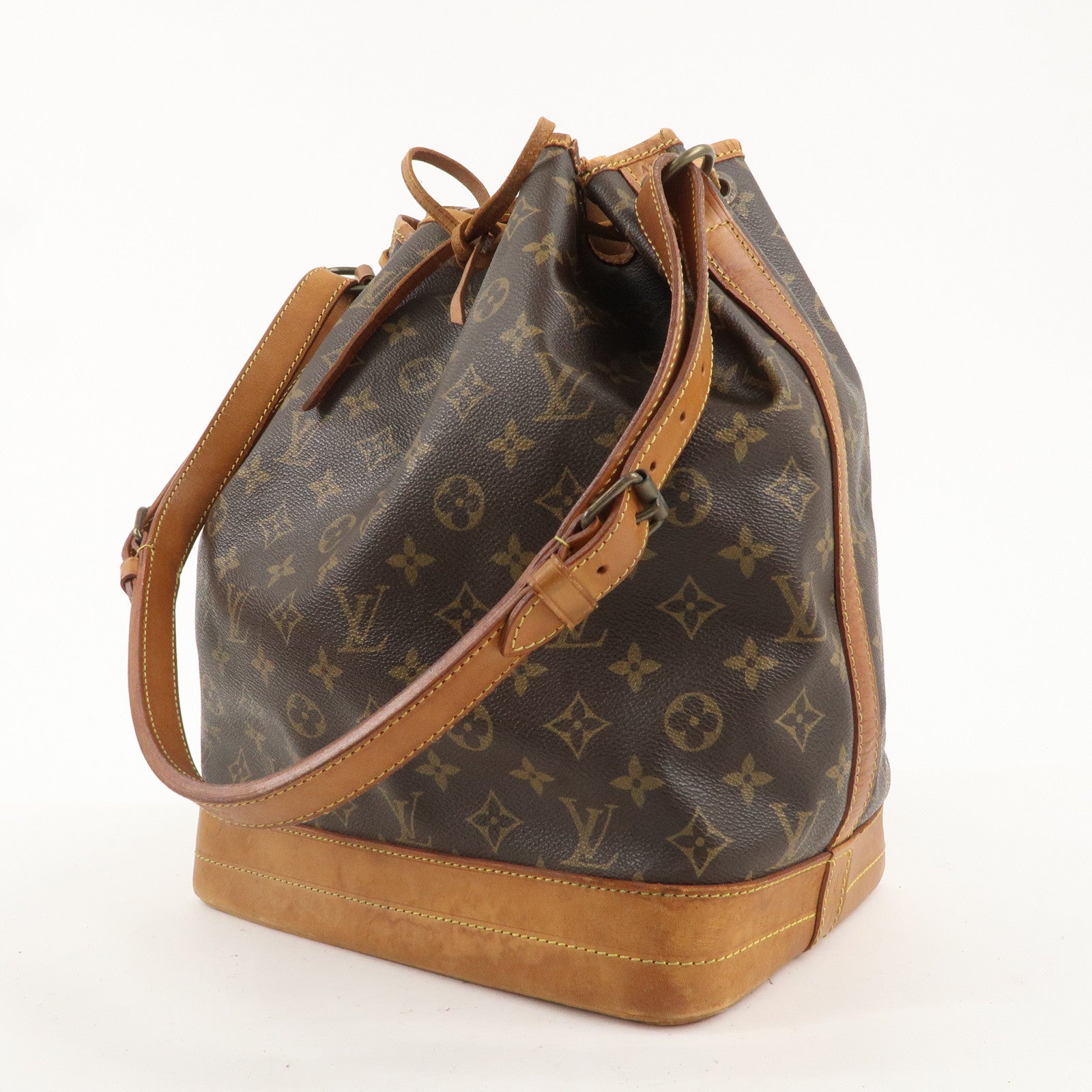 Louis Vuitton Monogram Noe Shoulder Bag Hand Bag Brown M42224