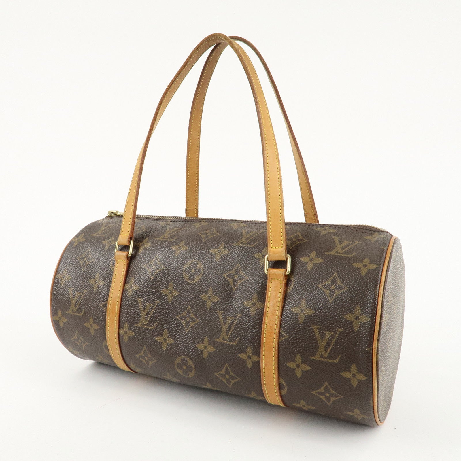 Louis Vuitton Monogram Papillon 30 Hand Bag New Style M51385 Used