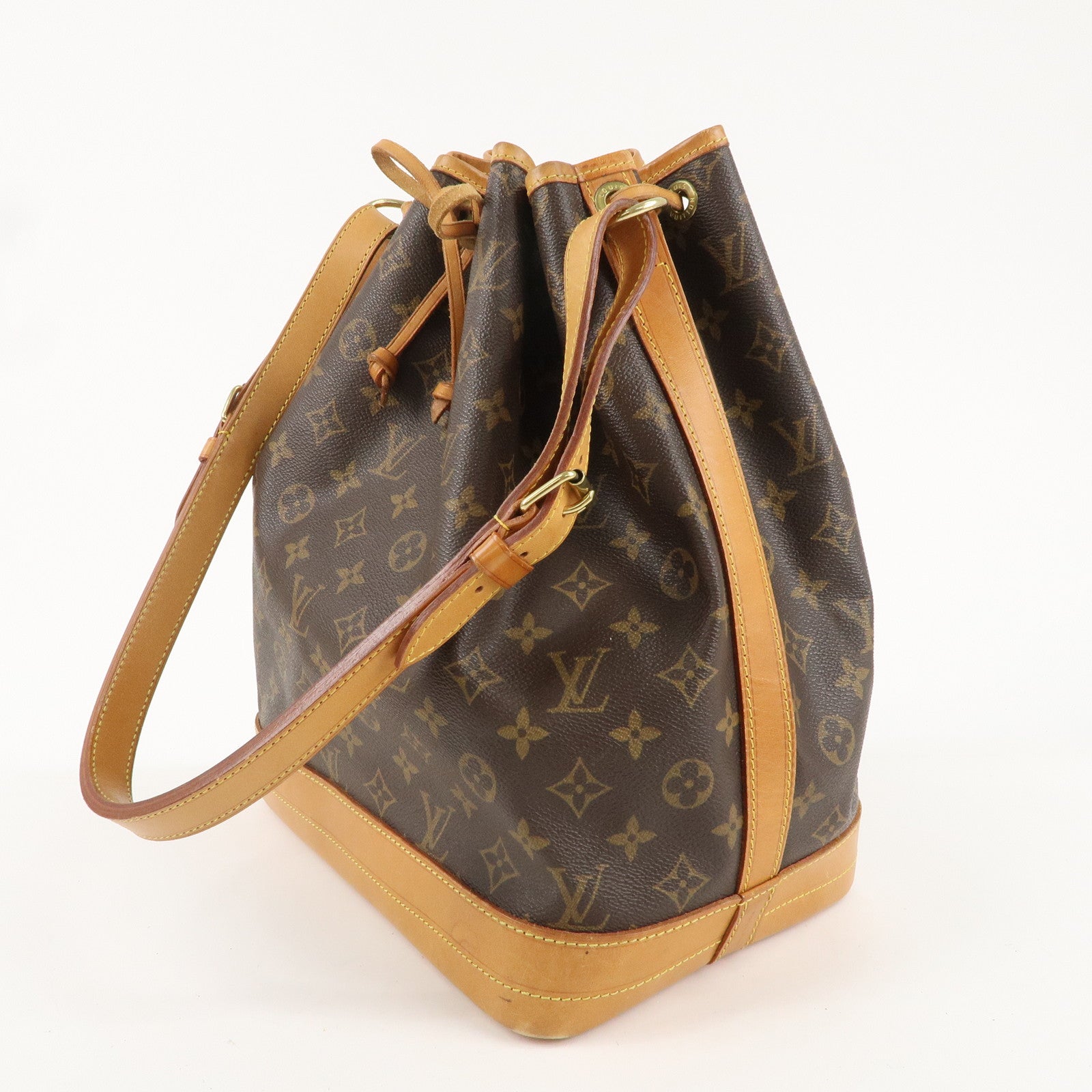 Louis Vuitton Monogram Noe Shoulder Bag Hand Bag Brown M42224