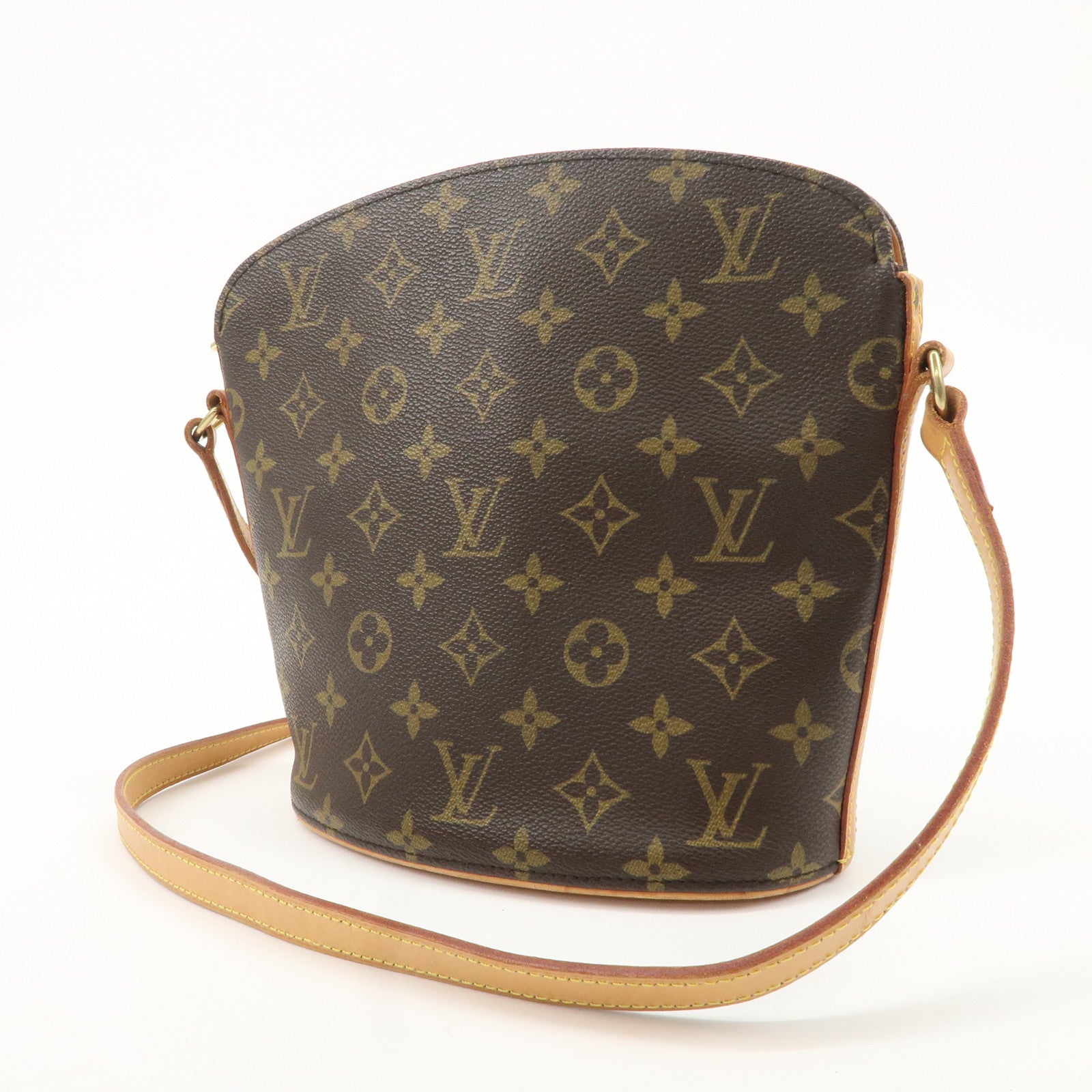 Louis Vuitton Monogram Drouot Cross Body Shoulder Bag M51290 Used