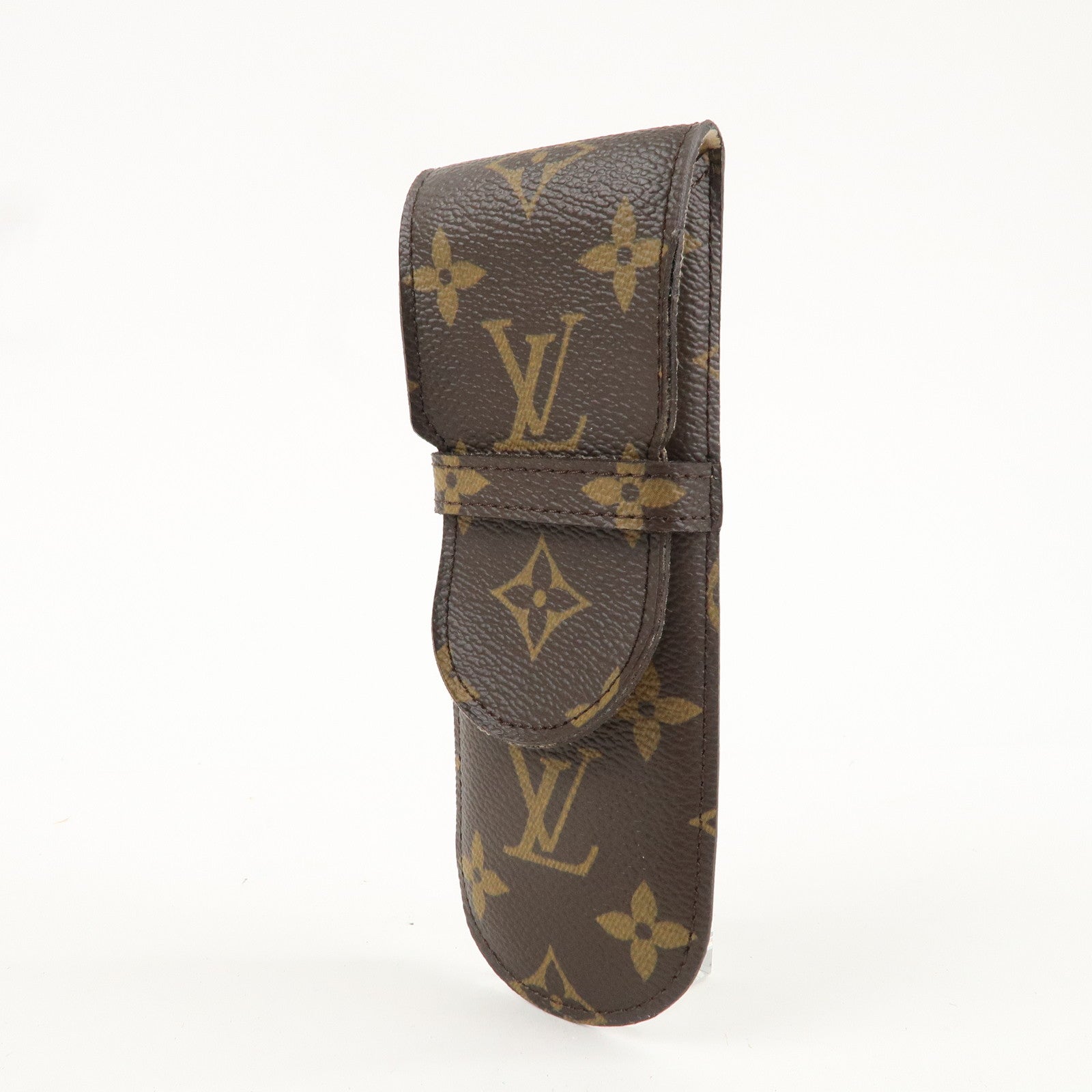 Louis Vuitton Monogram Etui Stilo Pen Case Brown M62990