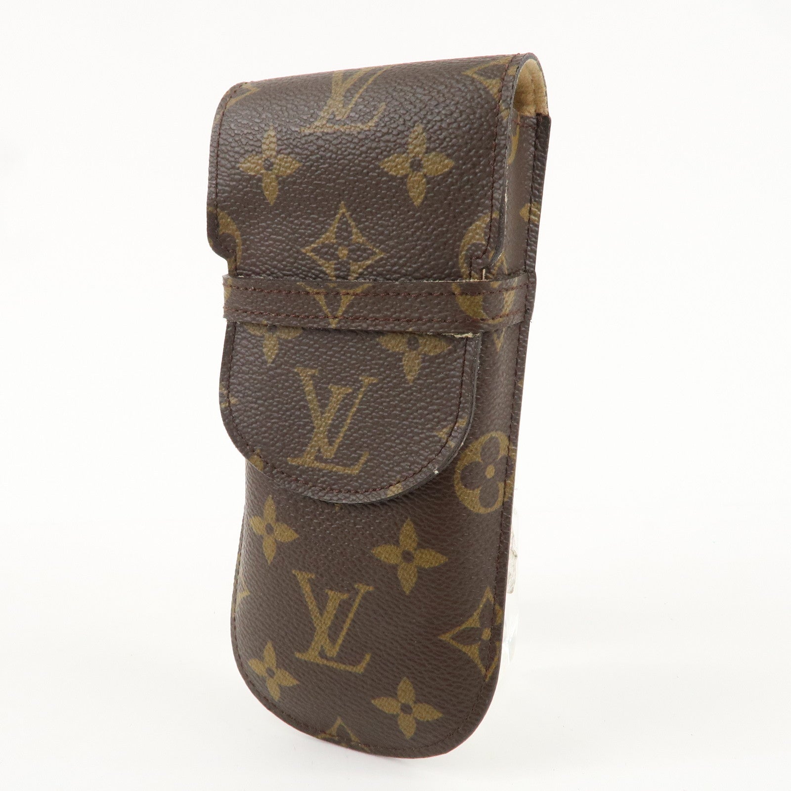 Louis Vuitton Monogram etui a lunettes lavel Glasses Case M62970