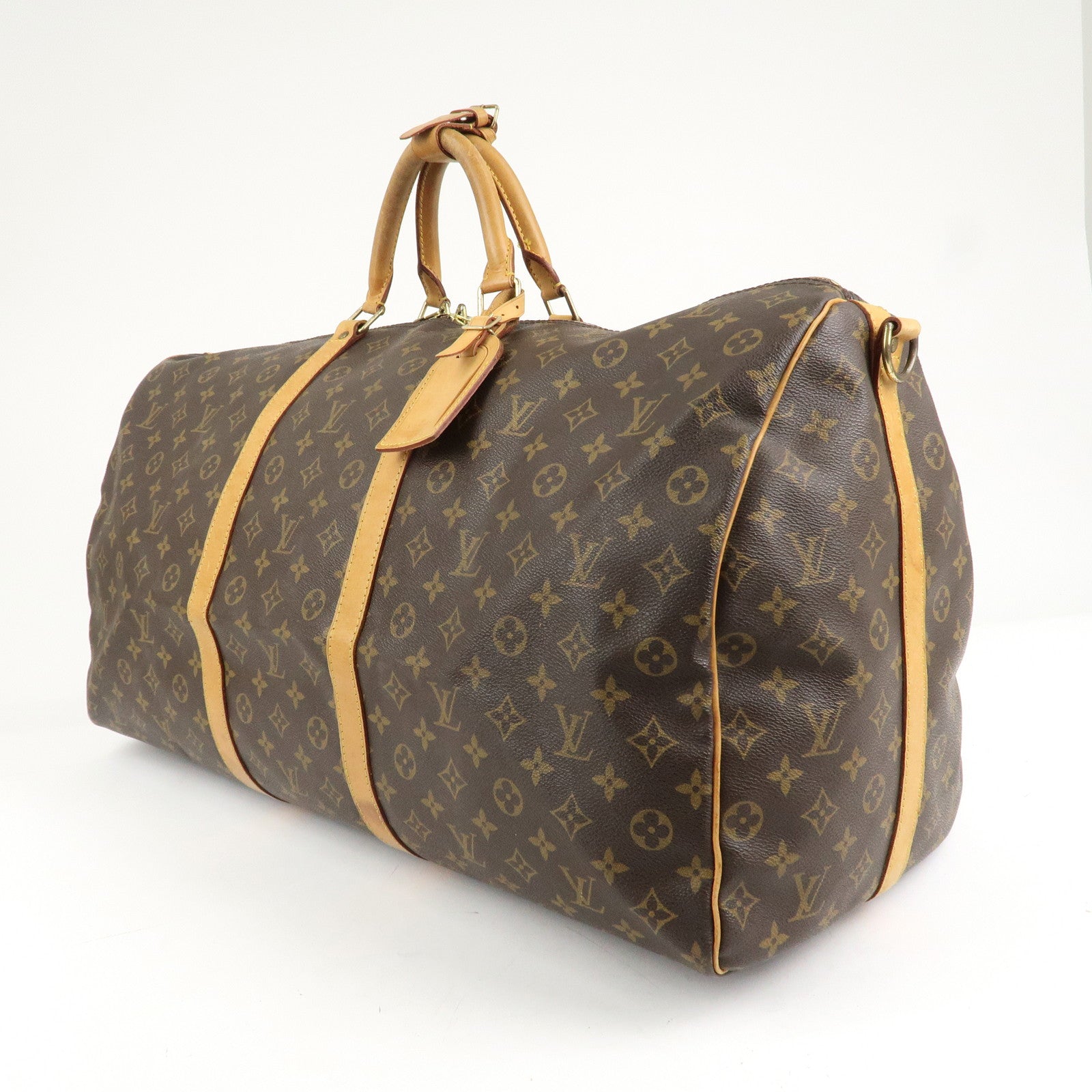 Louis Vuitton Monogram Keep All Bandouliere 60 Boston Bag M41412 Used