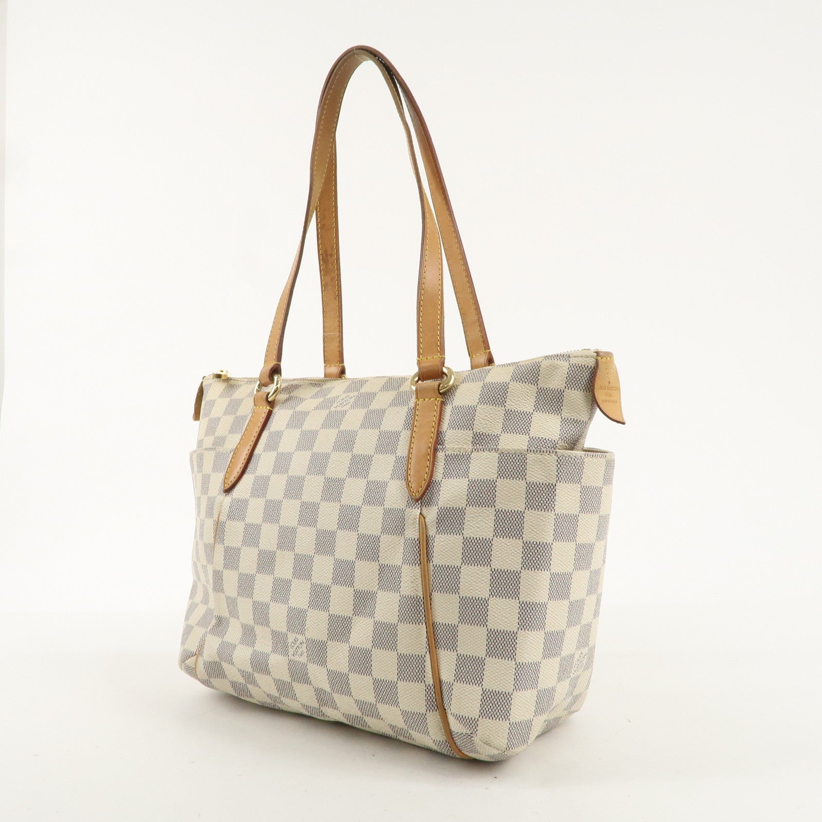 Louis Vuitton Damier Azur Totally MM Tote Bag Shoulder Bag N51261