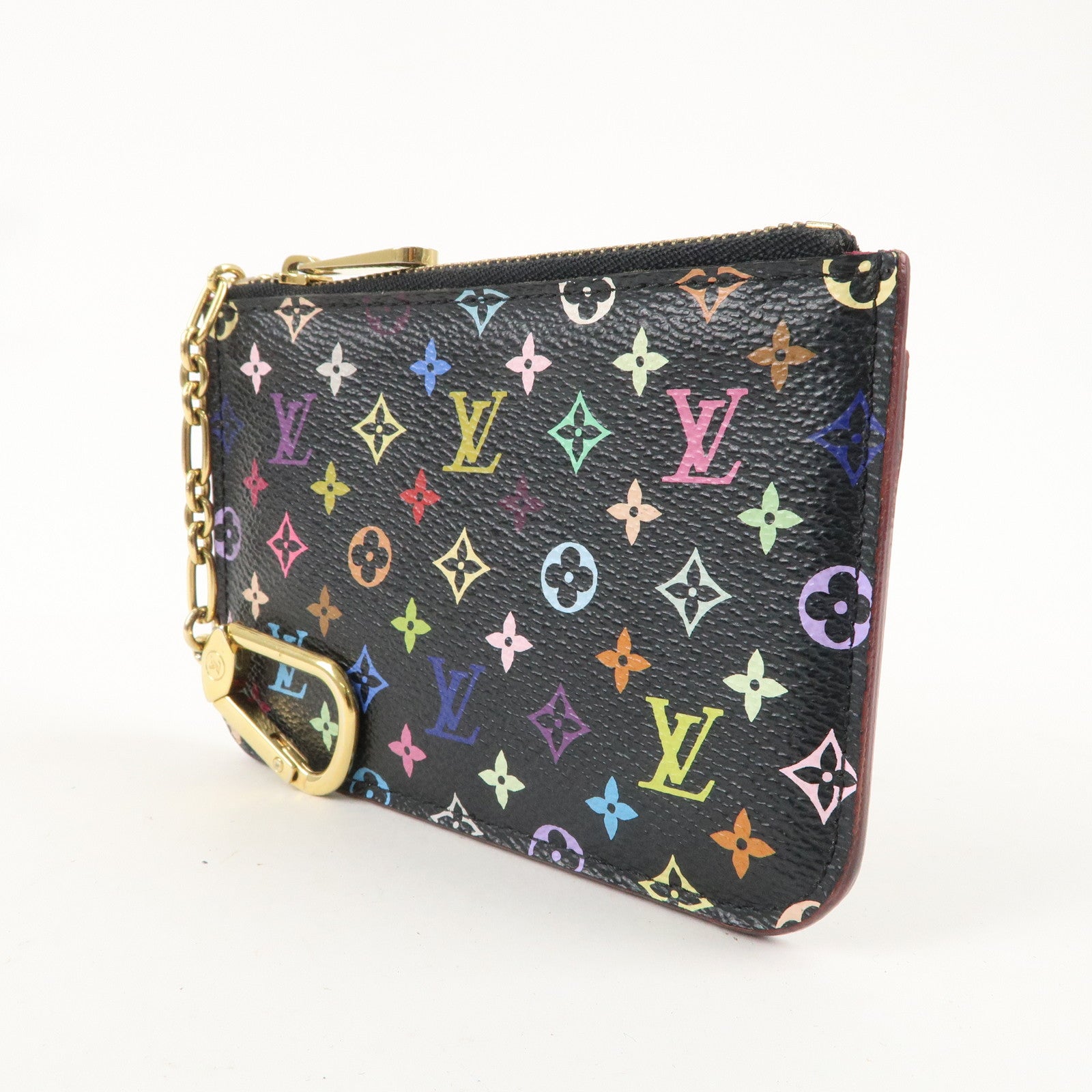 Louis Vuitton Monogram Multi Color Pochette Cles Coin Case M93735