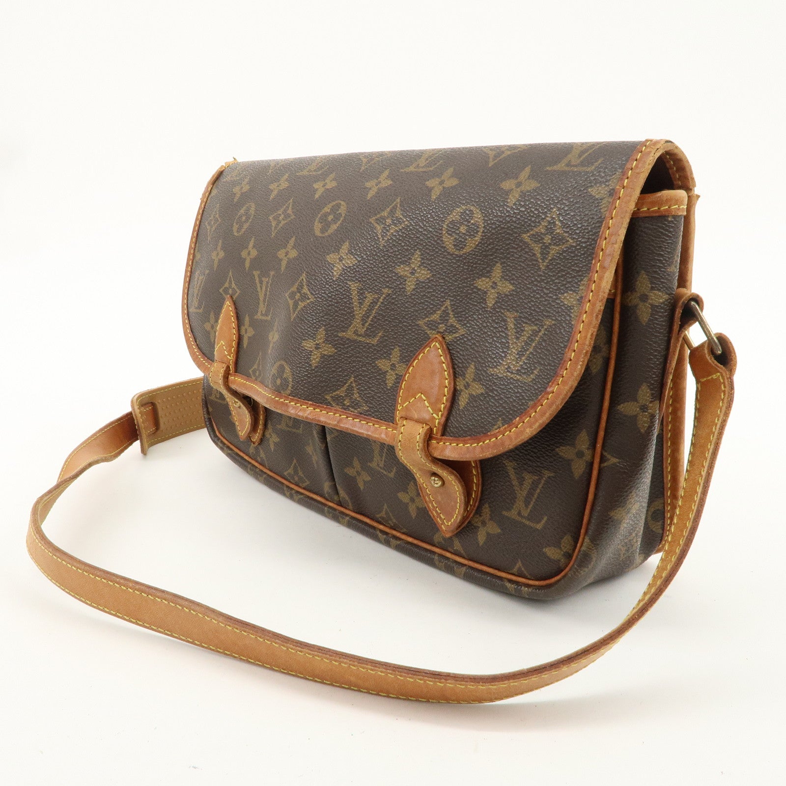 Louis Vuitton Monogram Gibessière MM Shoulder Bag M42247