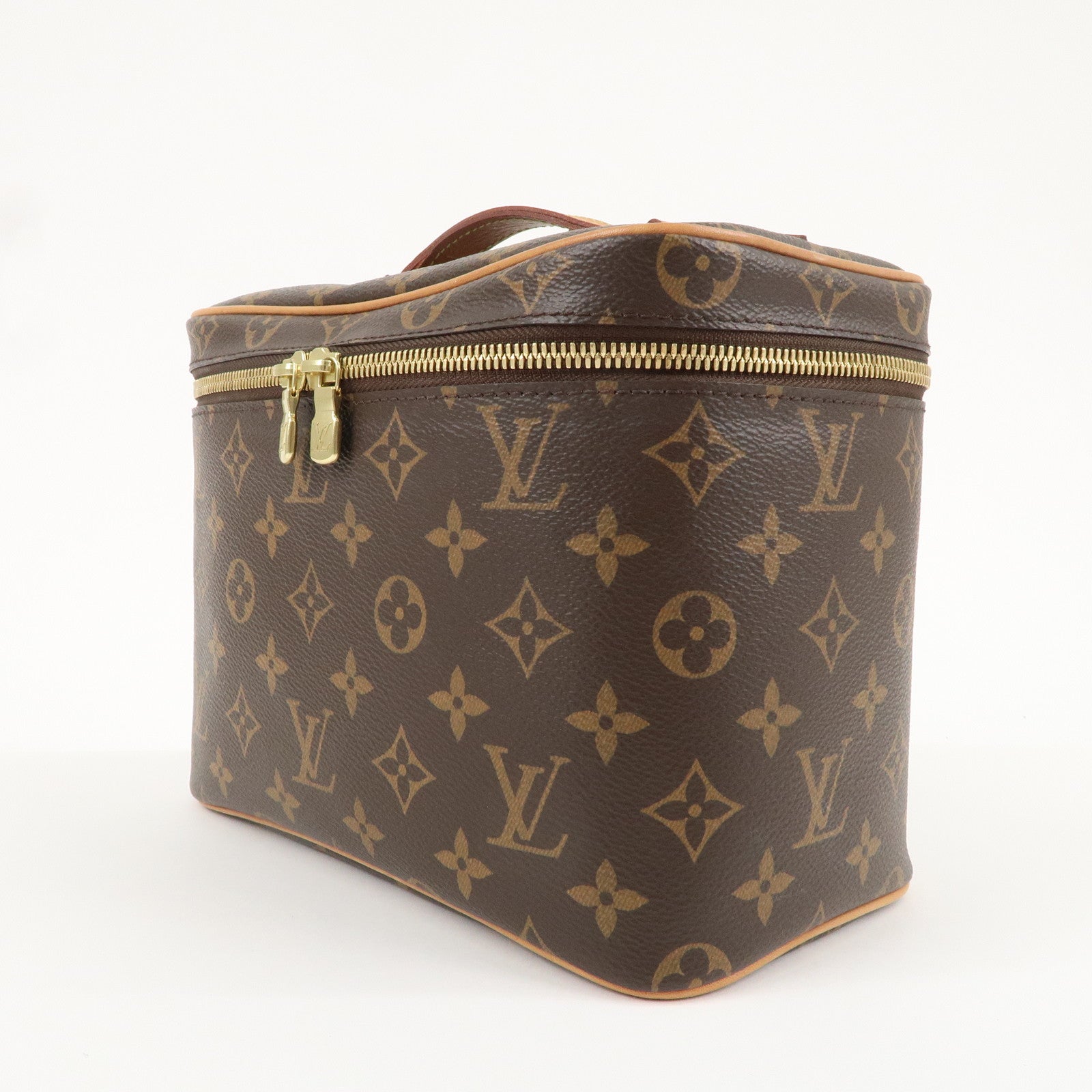 Louis Vuitton Monogram Nice BB Vanity Bag Brown M42265