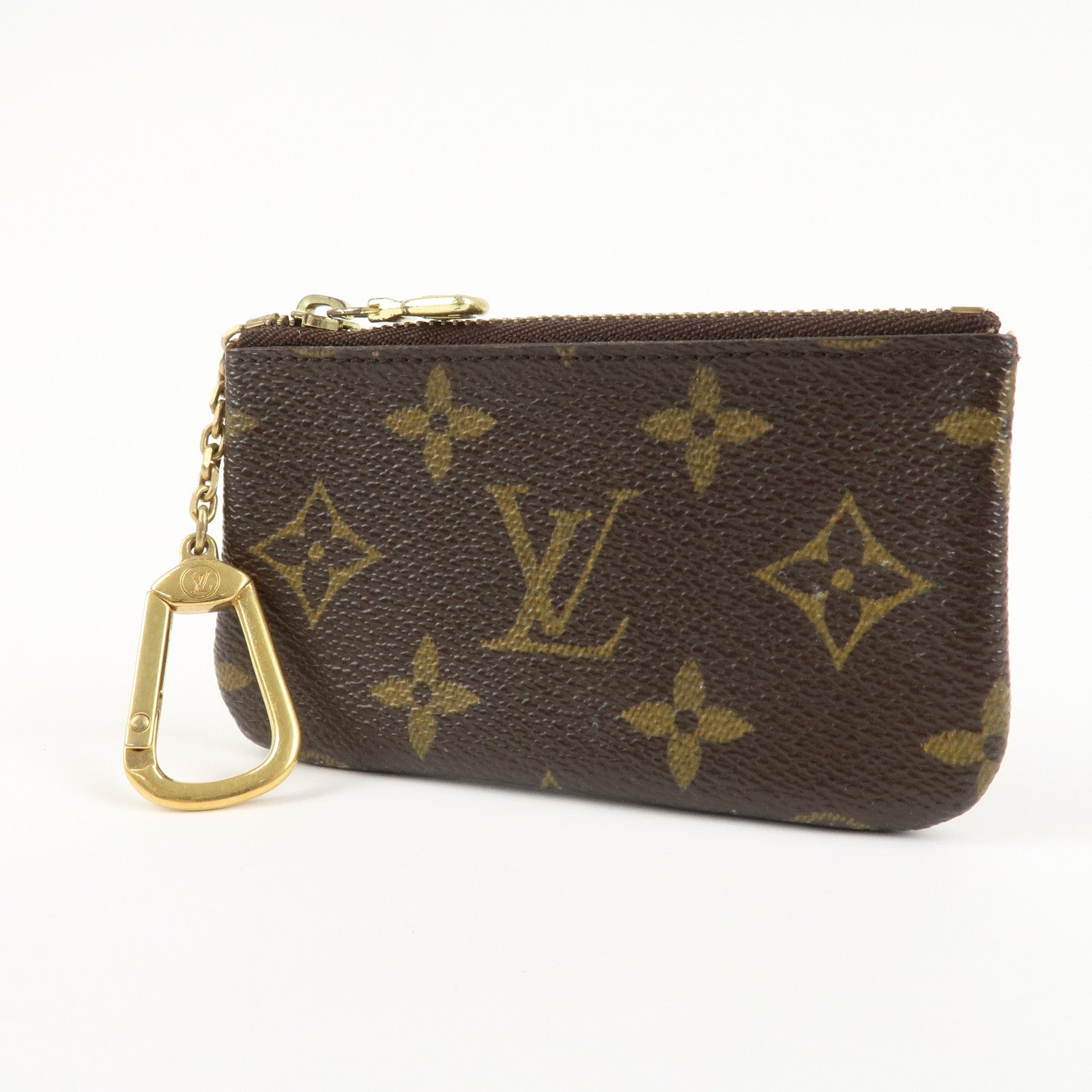 Louis Vuitton Monogram Pochette Cles Coin Case Key Case M62650