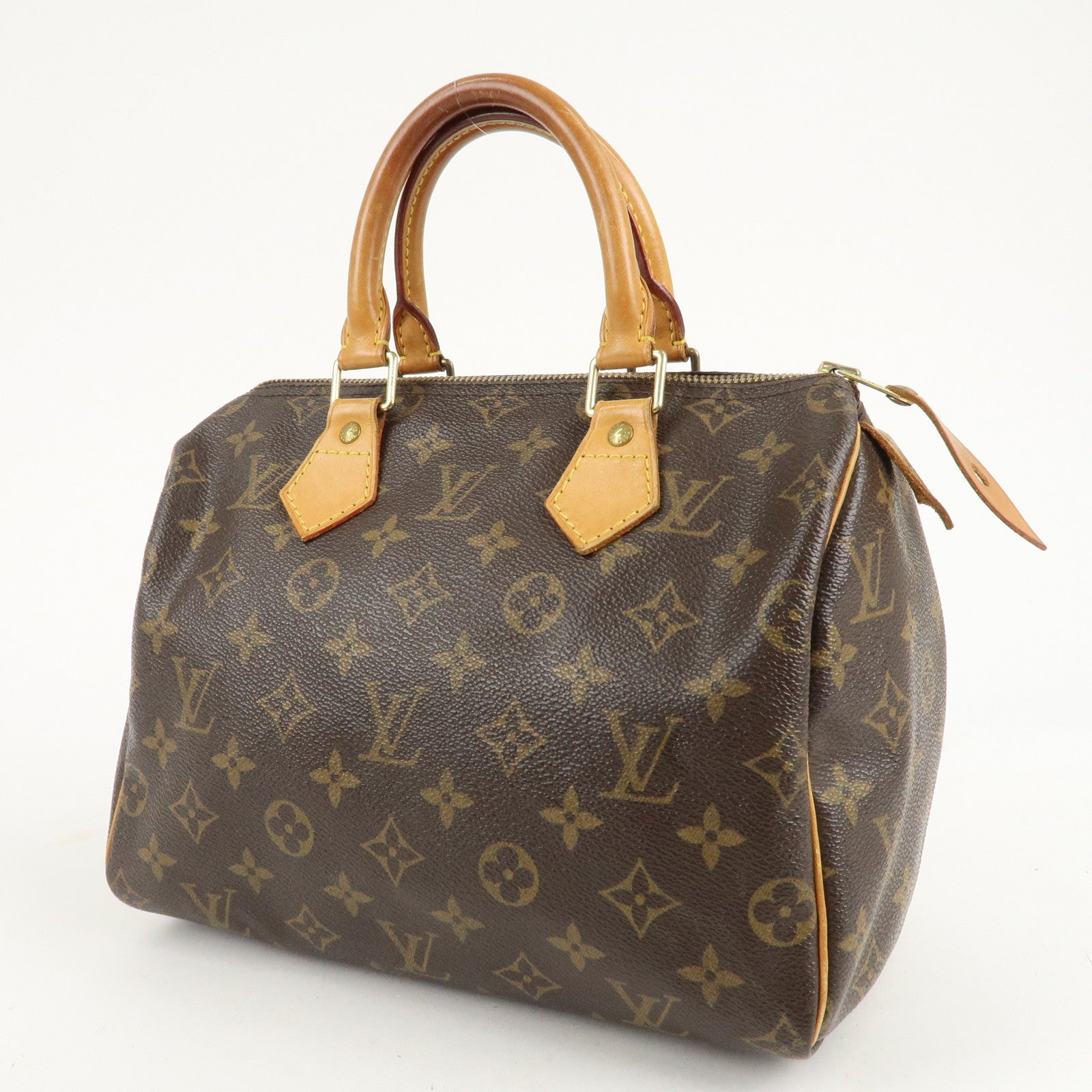 Louis Vuitton Monogram Speedy 25 Hand Bag Boston Bag M41528 Used