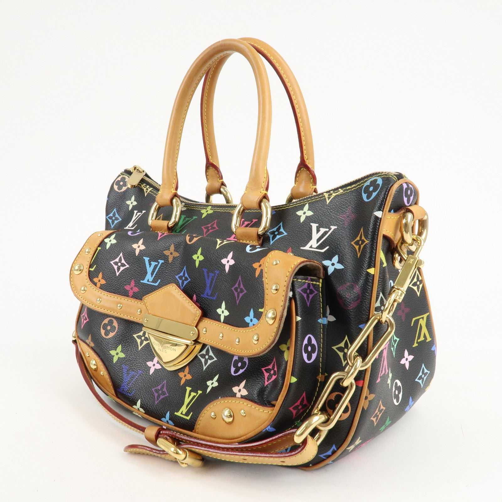 Louis Vuitton Monogram Multicolor Rita Shoulder Bag M40126 Used