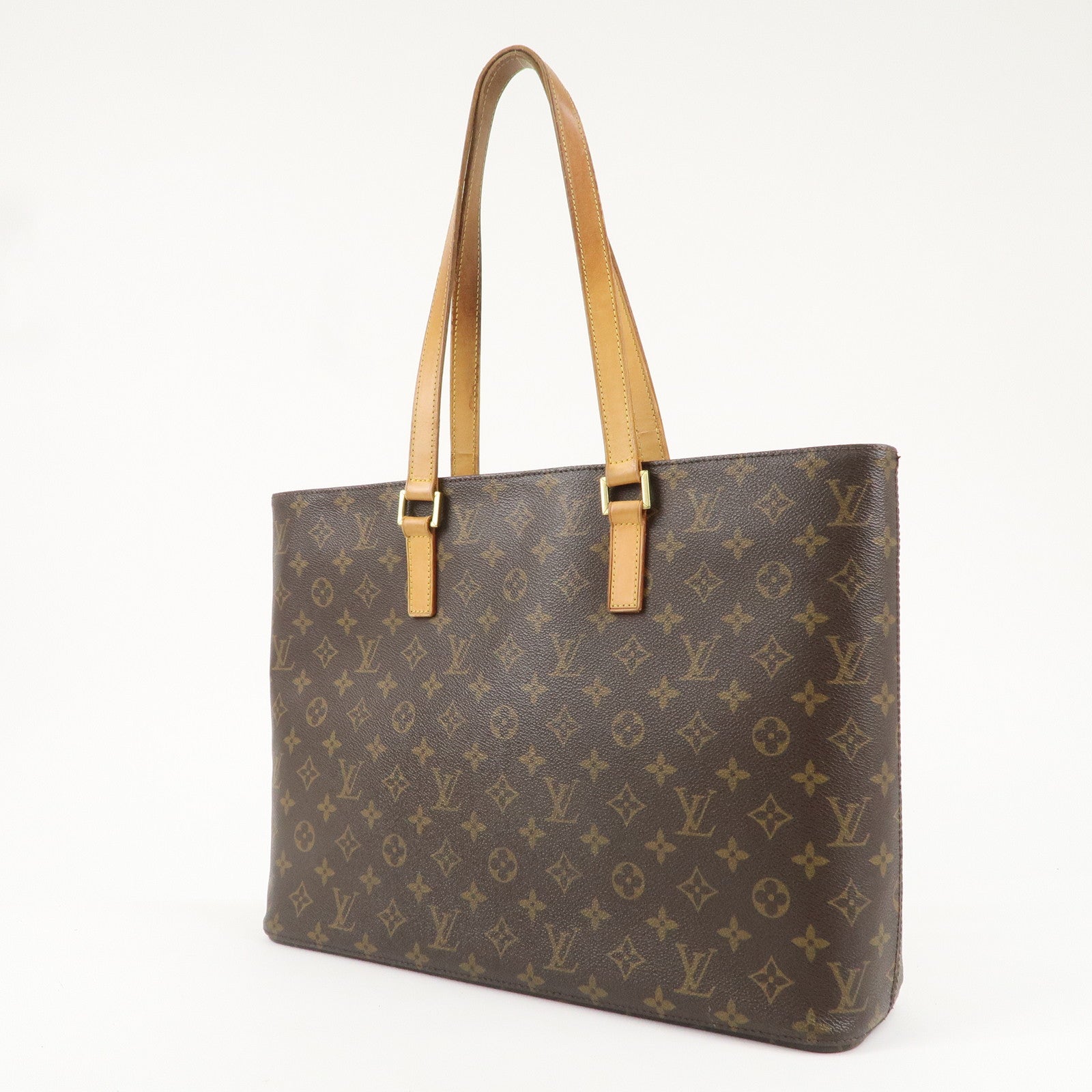 Louis Vuitton Monogram Luco Tote Bag Hand Bag Brown M51155