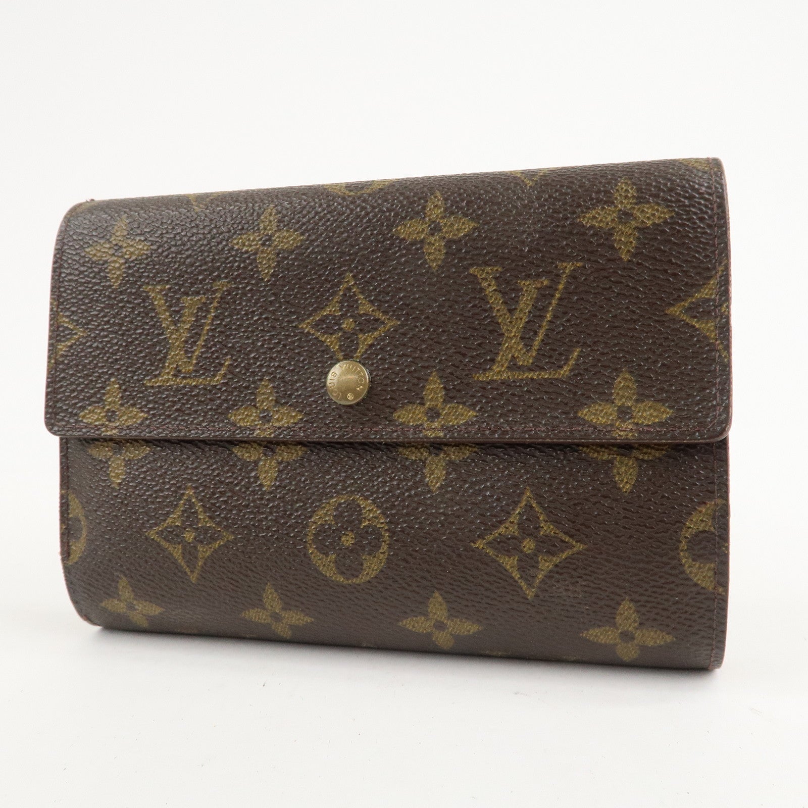 Louis Vuitton Monogram Damier Set of 2 Wallet M61200 N61654 Used