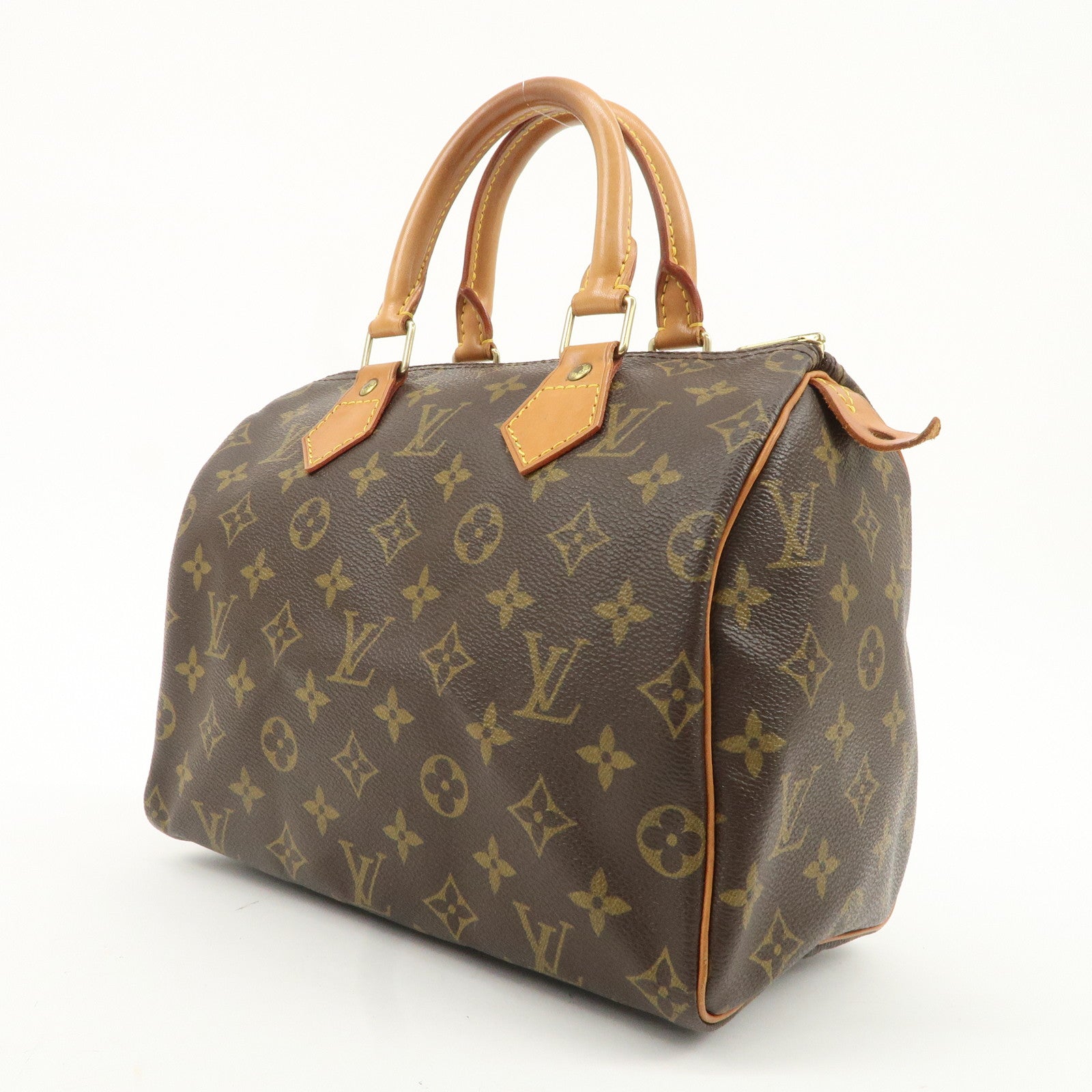 Louis Vuitton Monogram Speedy 25 Hand Bag Boston Bag M41528 Used