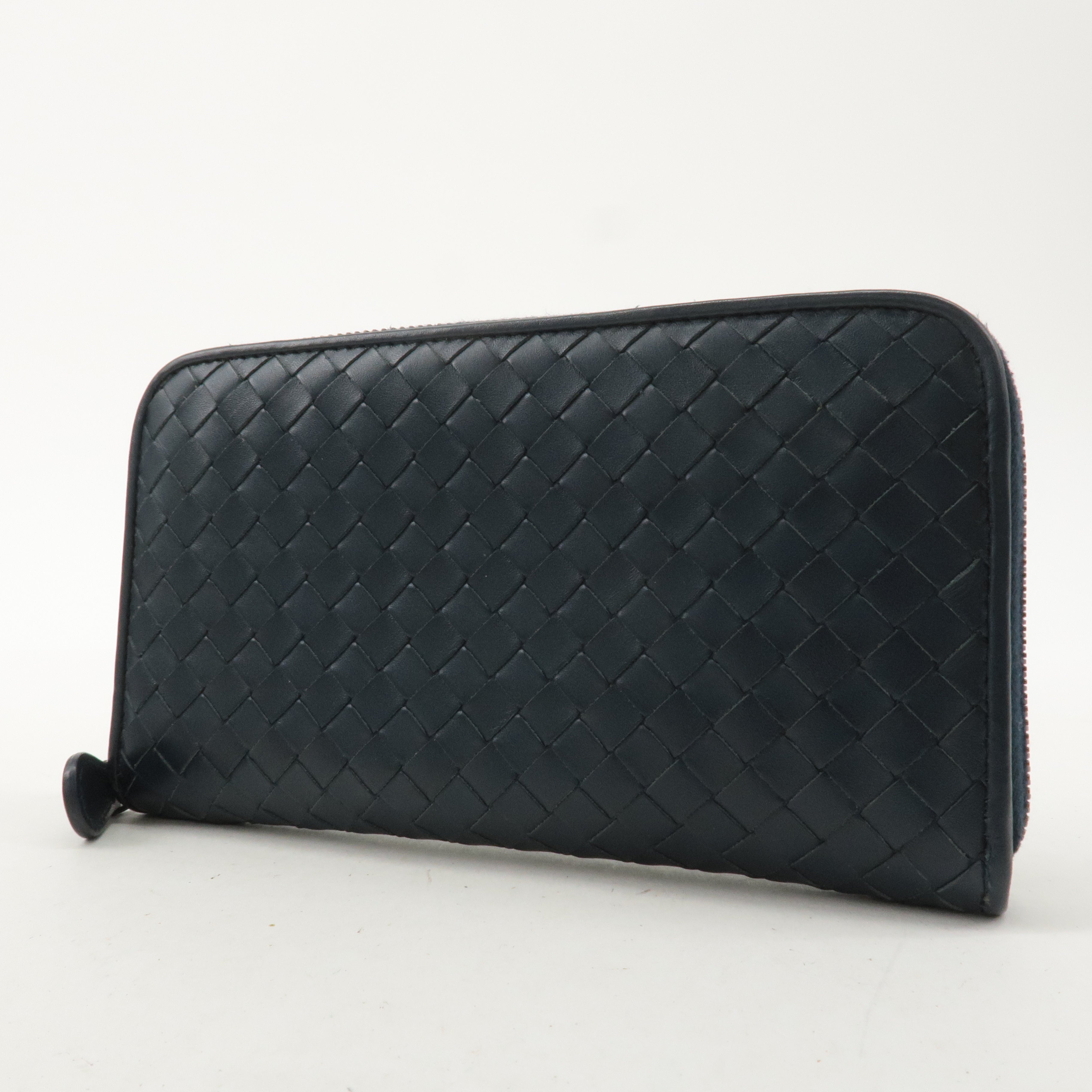 BOTTEGA VENETA Intrecciato Leather Zip Round Long Wallet 275064