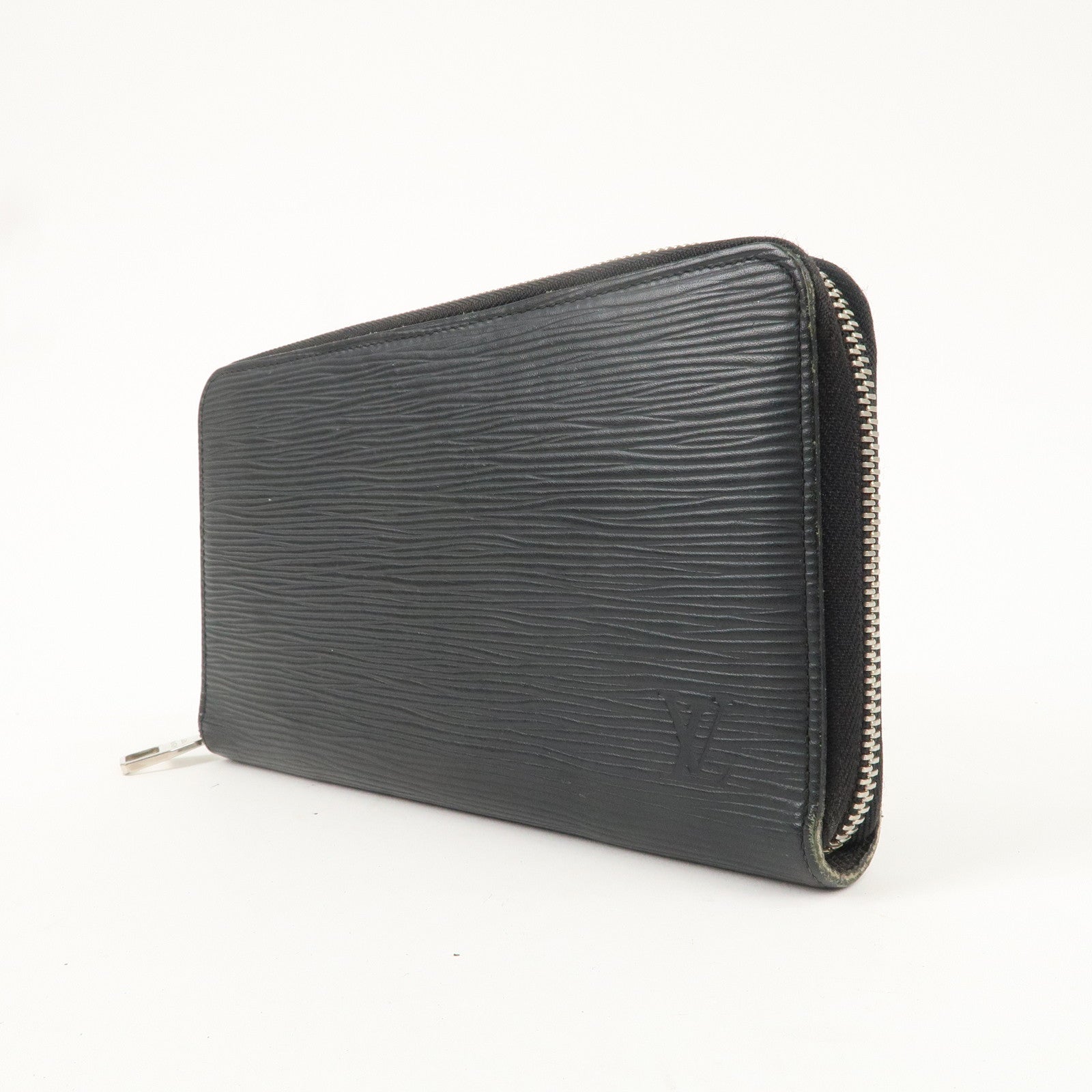 Louis Vuitton Epi Zippy Organizer Wallet Black Noir M63852