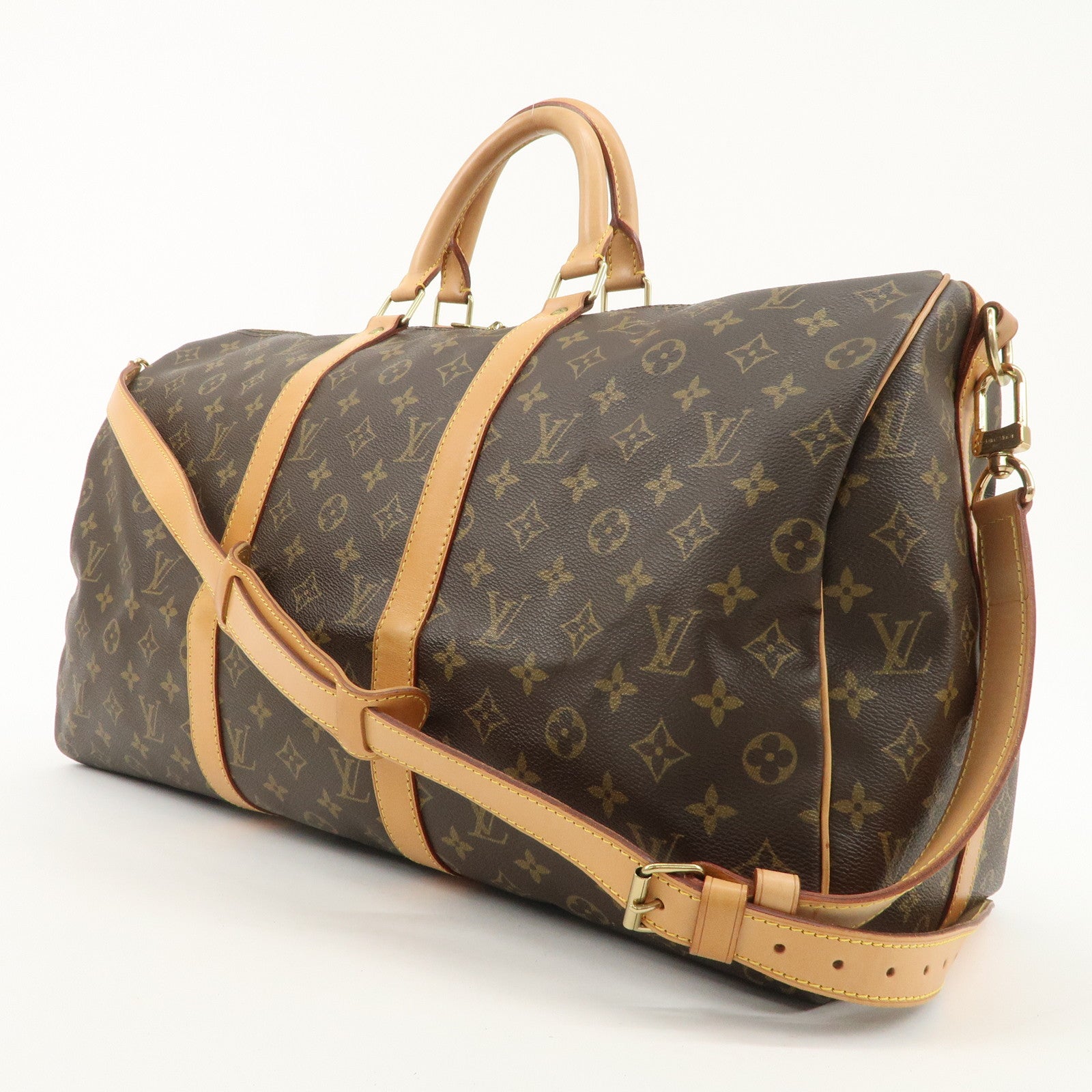 Louis Vuitton Monogram Keep All Bandoulier 50 Boston Bag M41416 Used