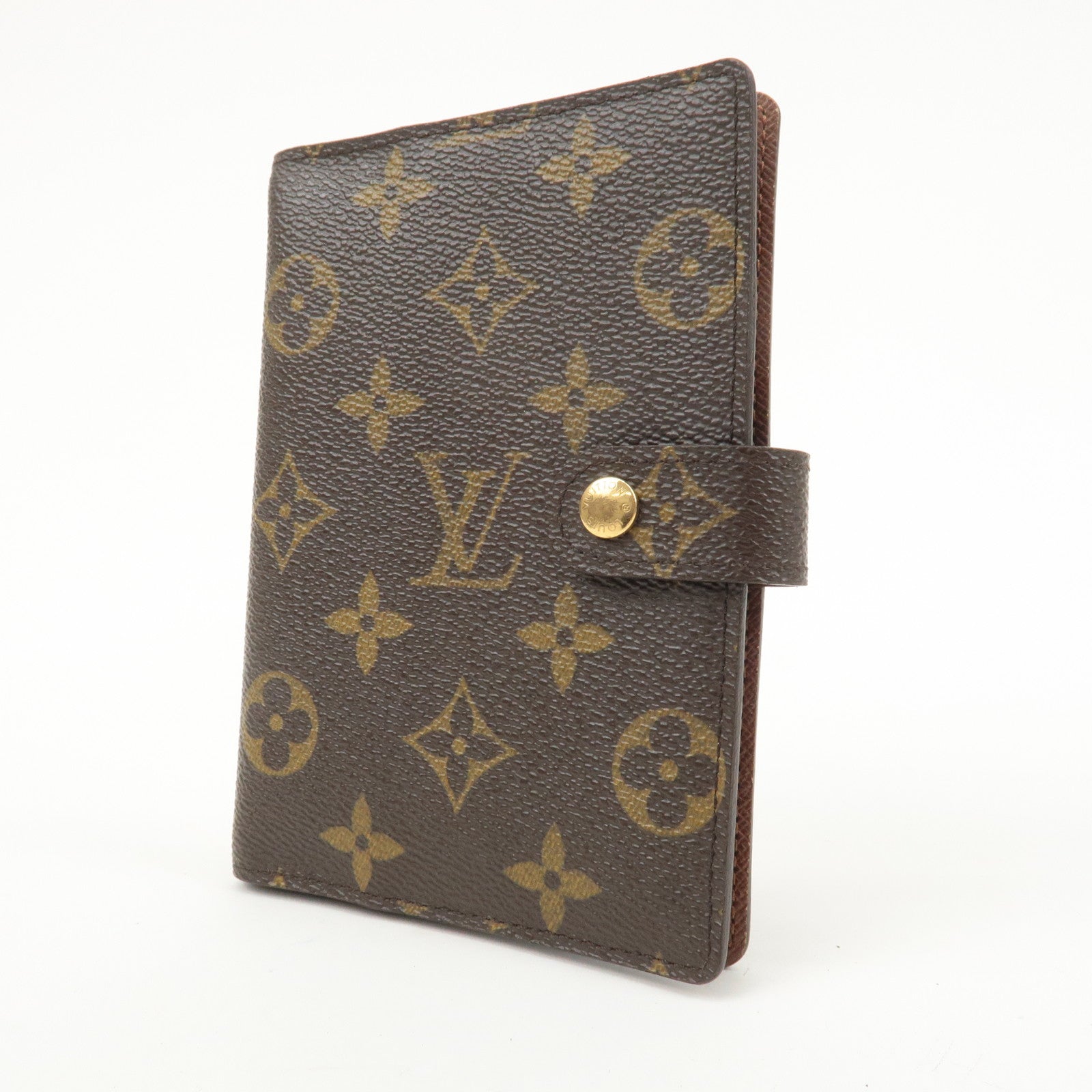 Louis Vuitton Monogram Agenda PM Planner Cover Brown R20005