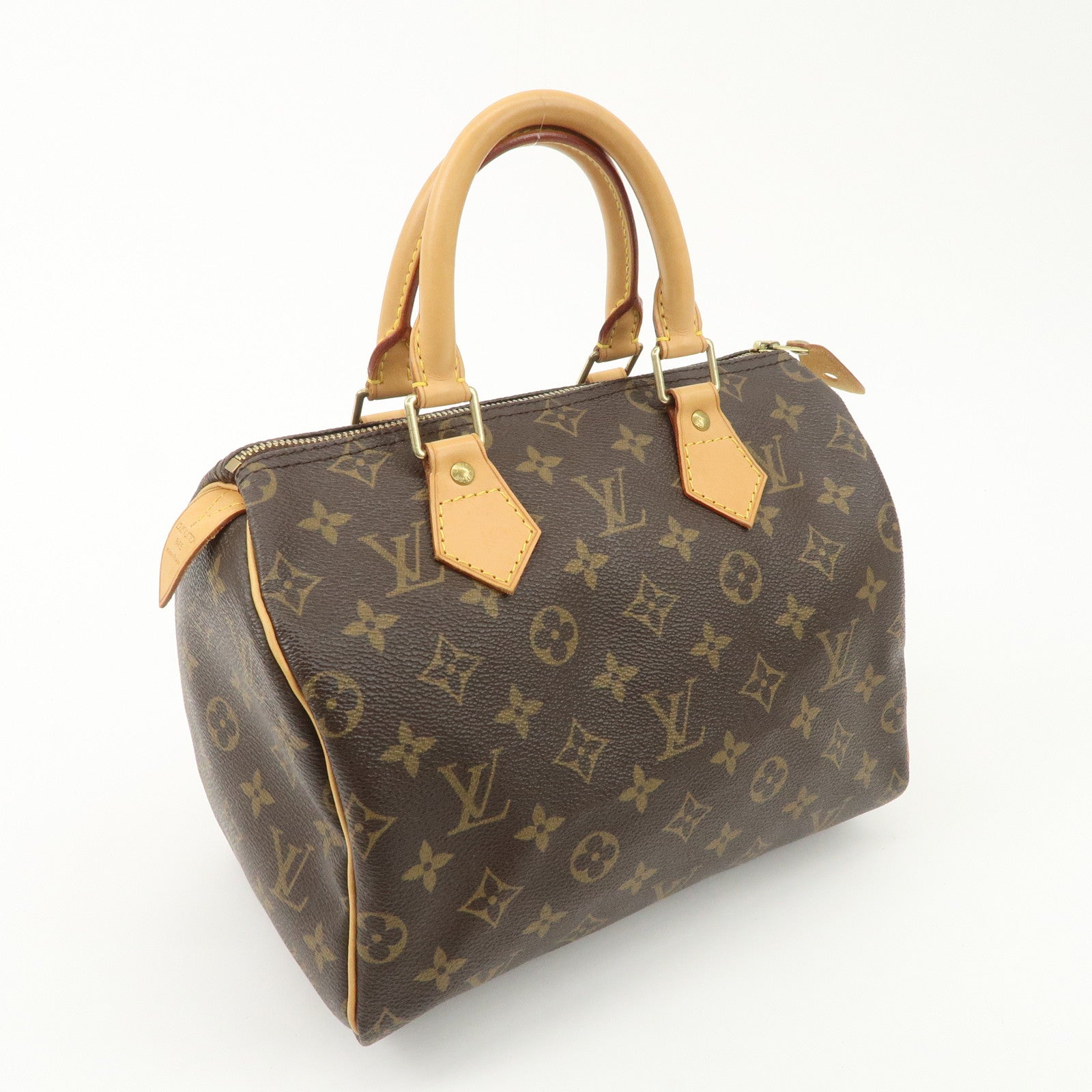 Louis Vuitton Monogram Speedy 25 Hand Bag Boston Bag M41528 Used