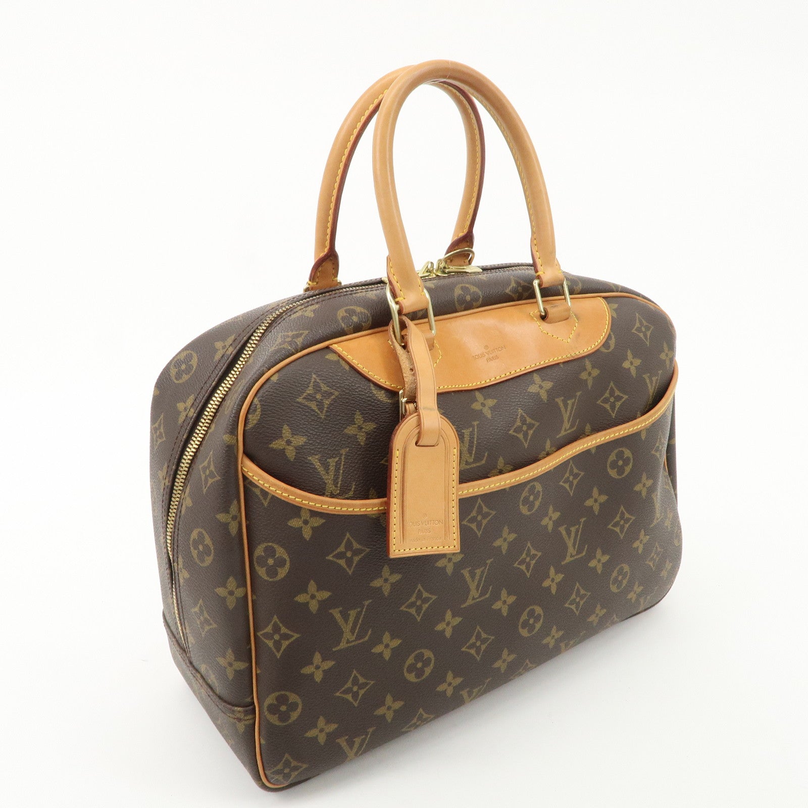 Louis Vuitton Monogram Deauville Hand Bag M47270 Used