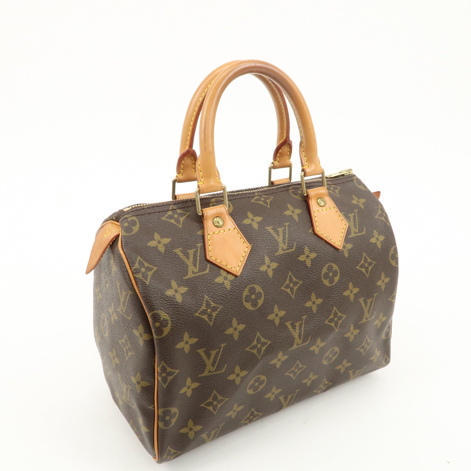 Louis Vuitton Monogram Speedy 25 Hand Bag Boston Bag M41528 Used