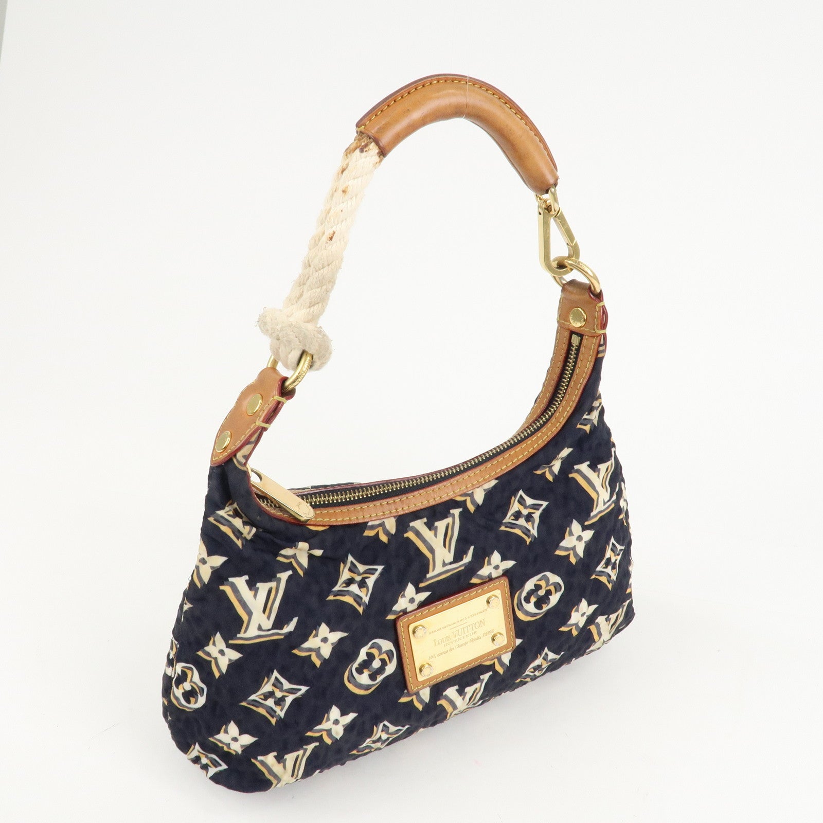 Louis Vuitton Cruise Line Marine Bulle PM Shoulder Bag Navy M40238