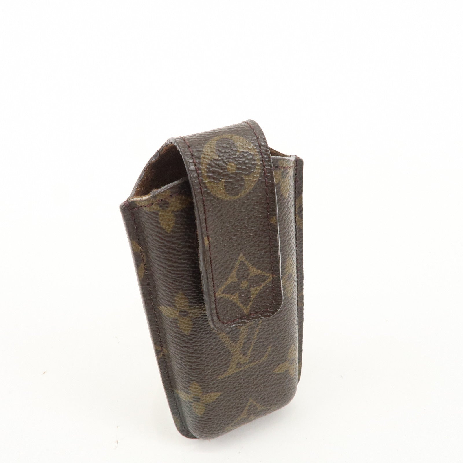 Louis Vuitton Monogram Etuit Telephone Cell Phone Case M63050