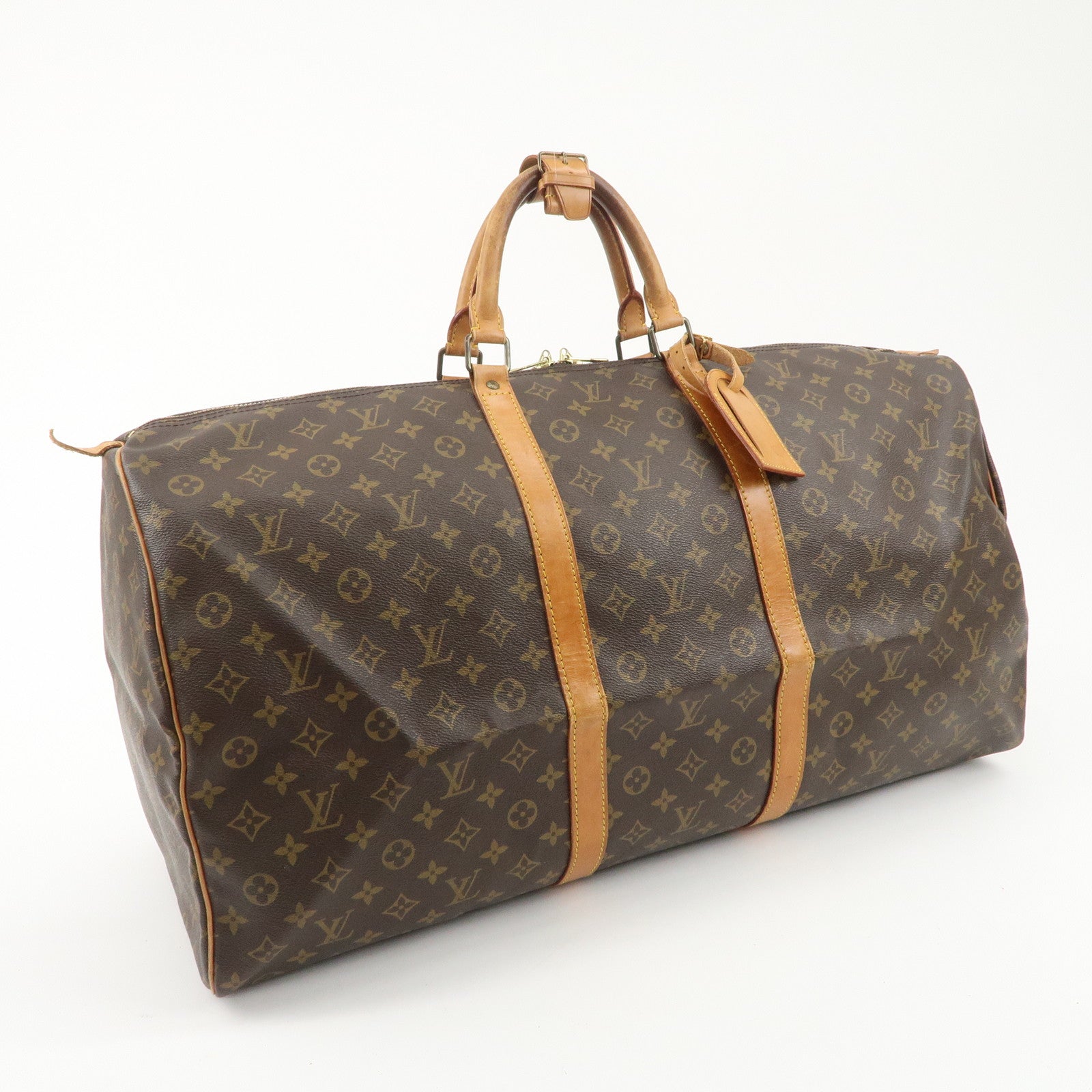 Louis Vuitton Monogram Keep All 60 Boston Bag M41422 Used