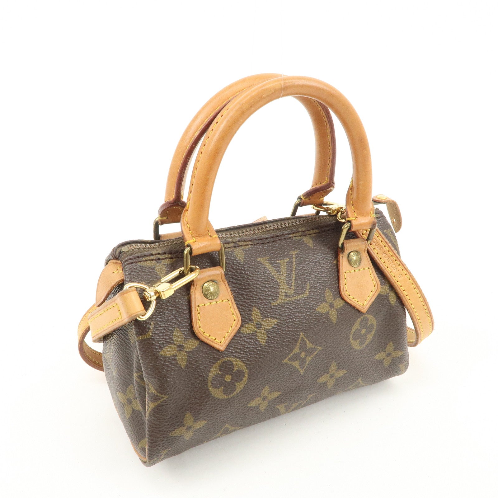 Louis Vuitton Monogram Mini Speedy 
Strap M41534 J00145 Used